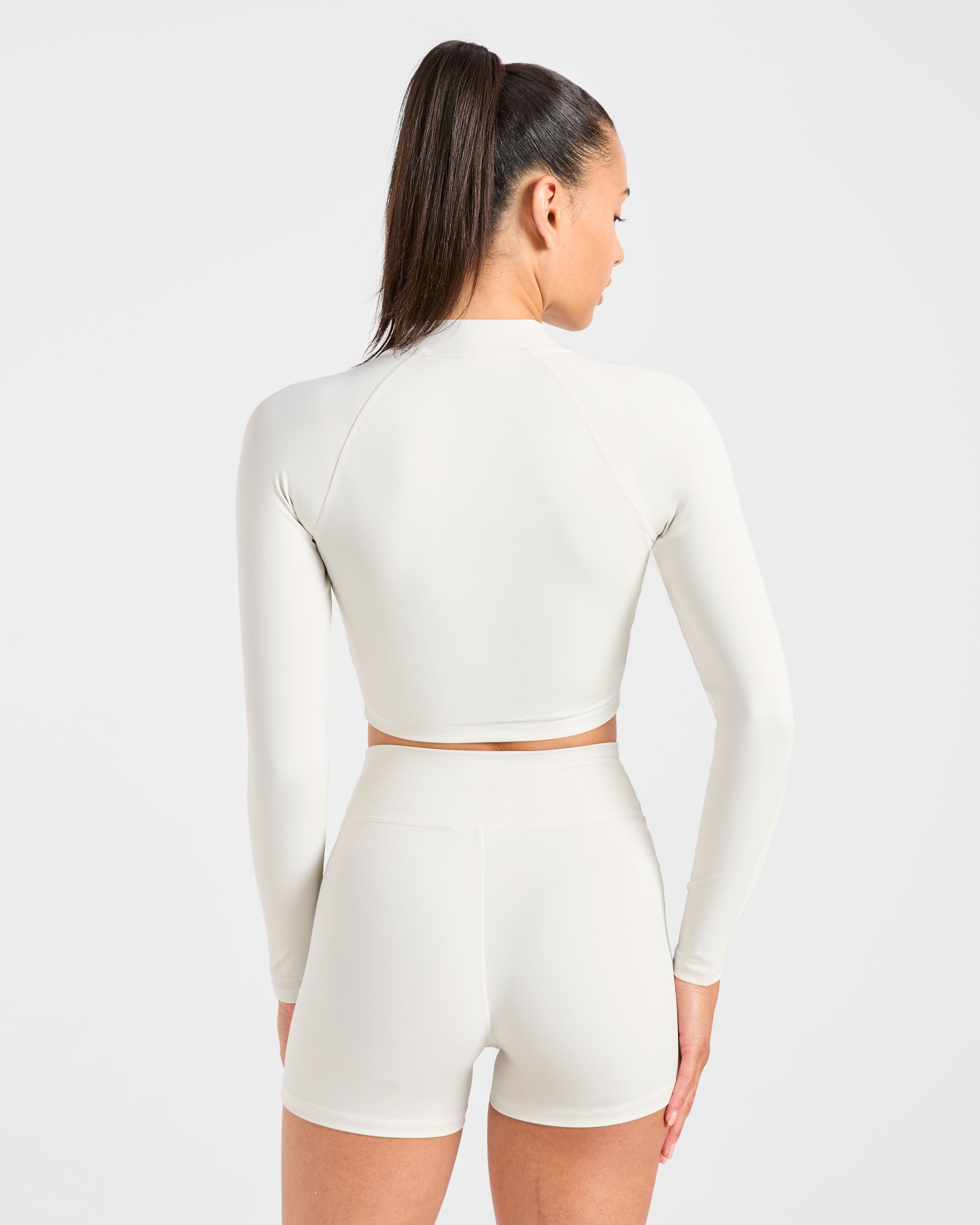 Chaqueta Wrap con Cierre de Zip - Tofu
