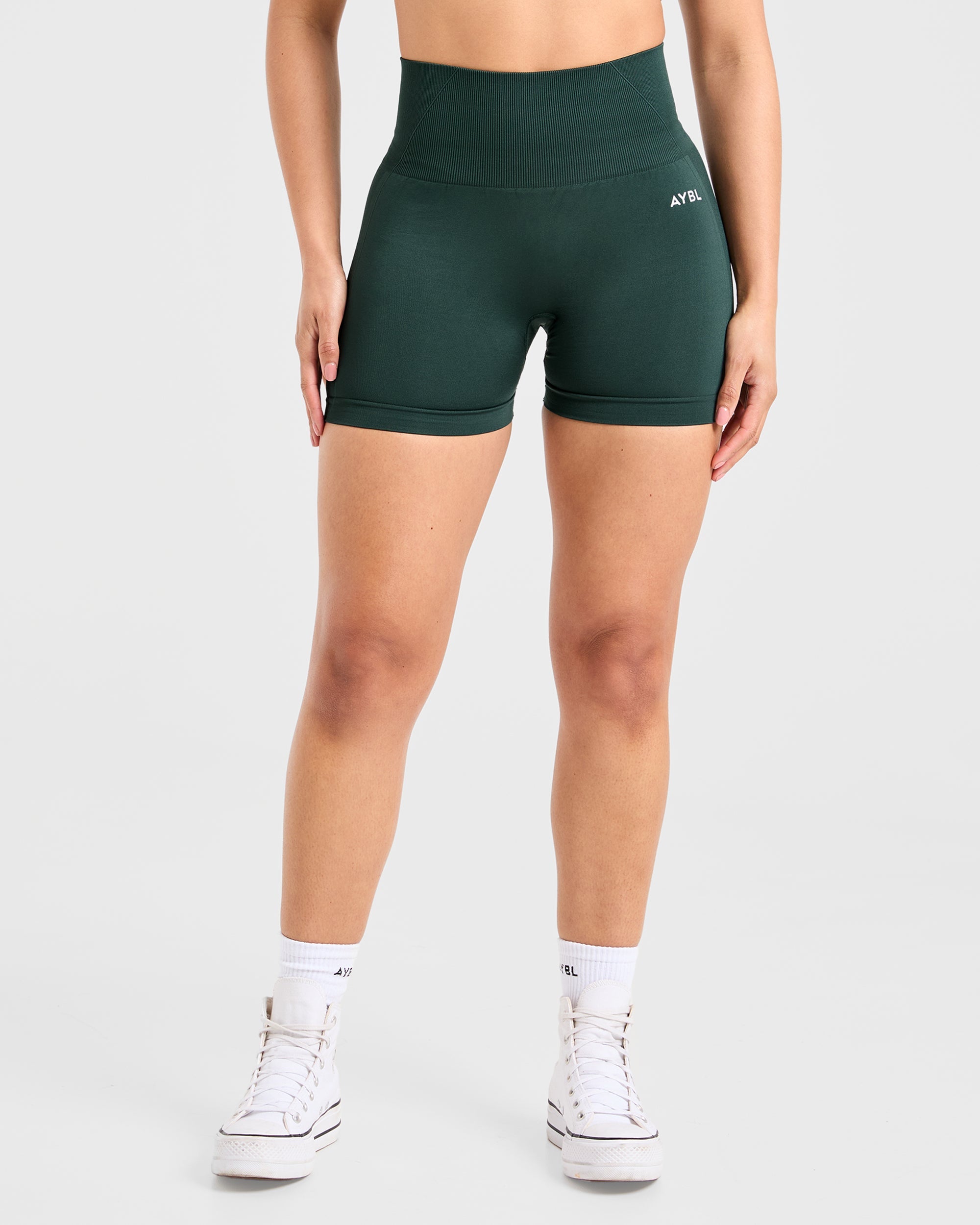 Empower Seamless Shorts - Verde Oscuro