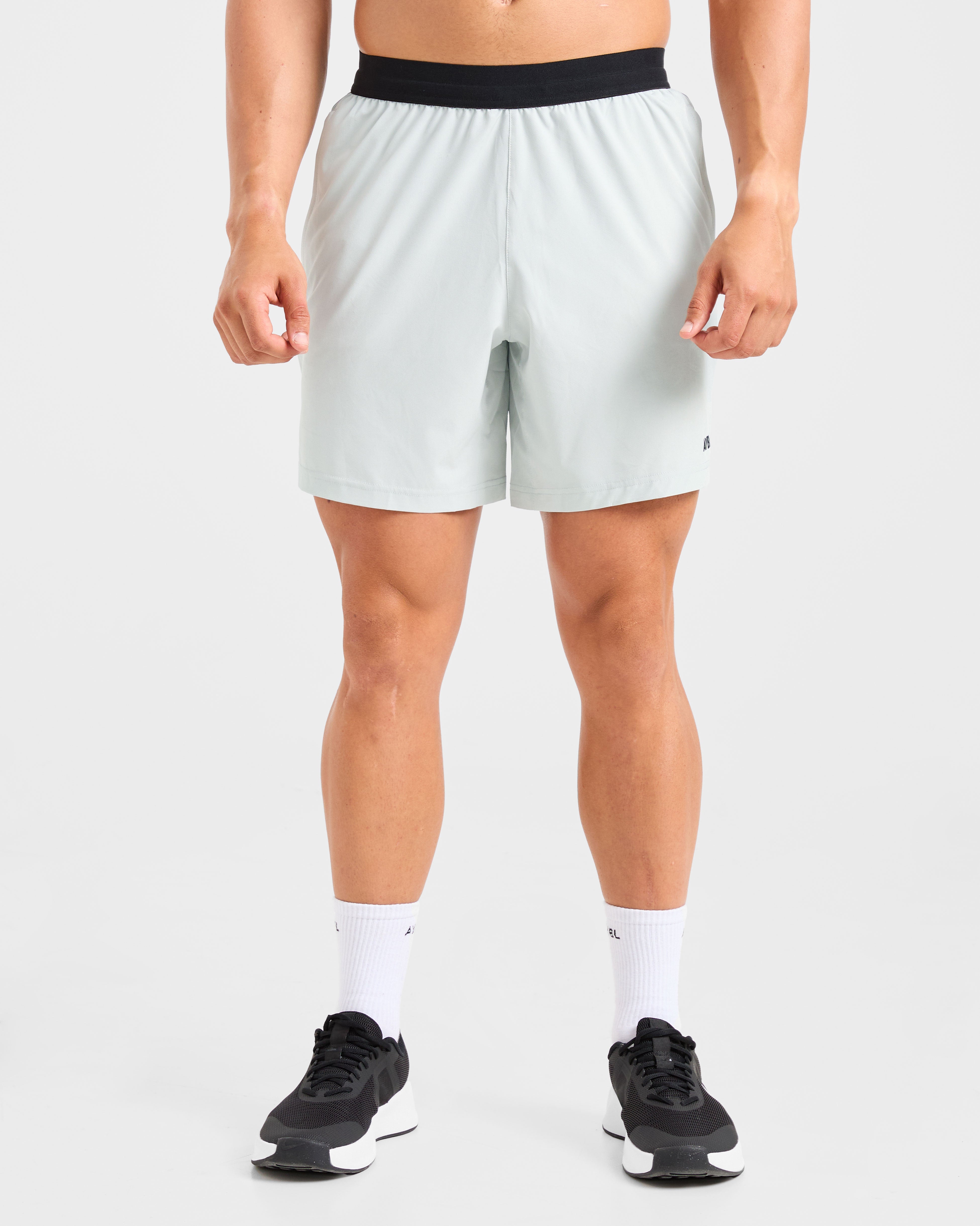 Pantalones Cortos Ascend 7" - Gris Hielo