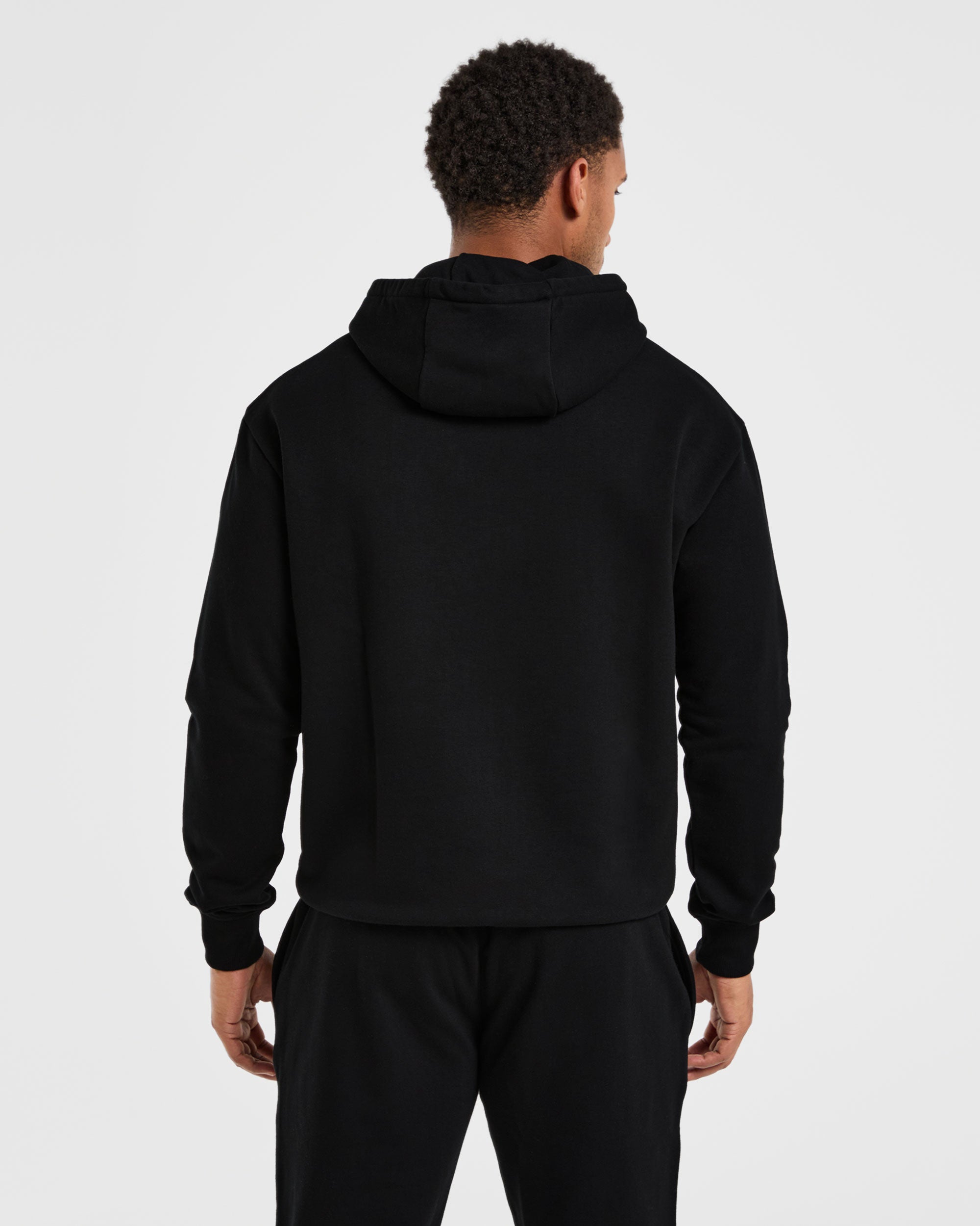 Essential Lightweight Hoodie - Negro