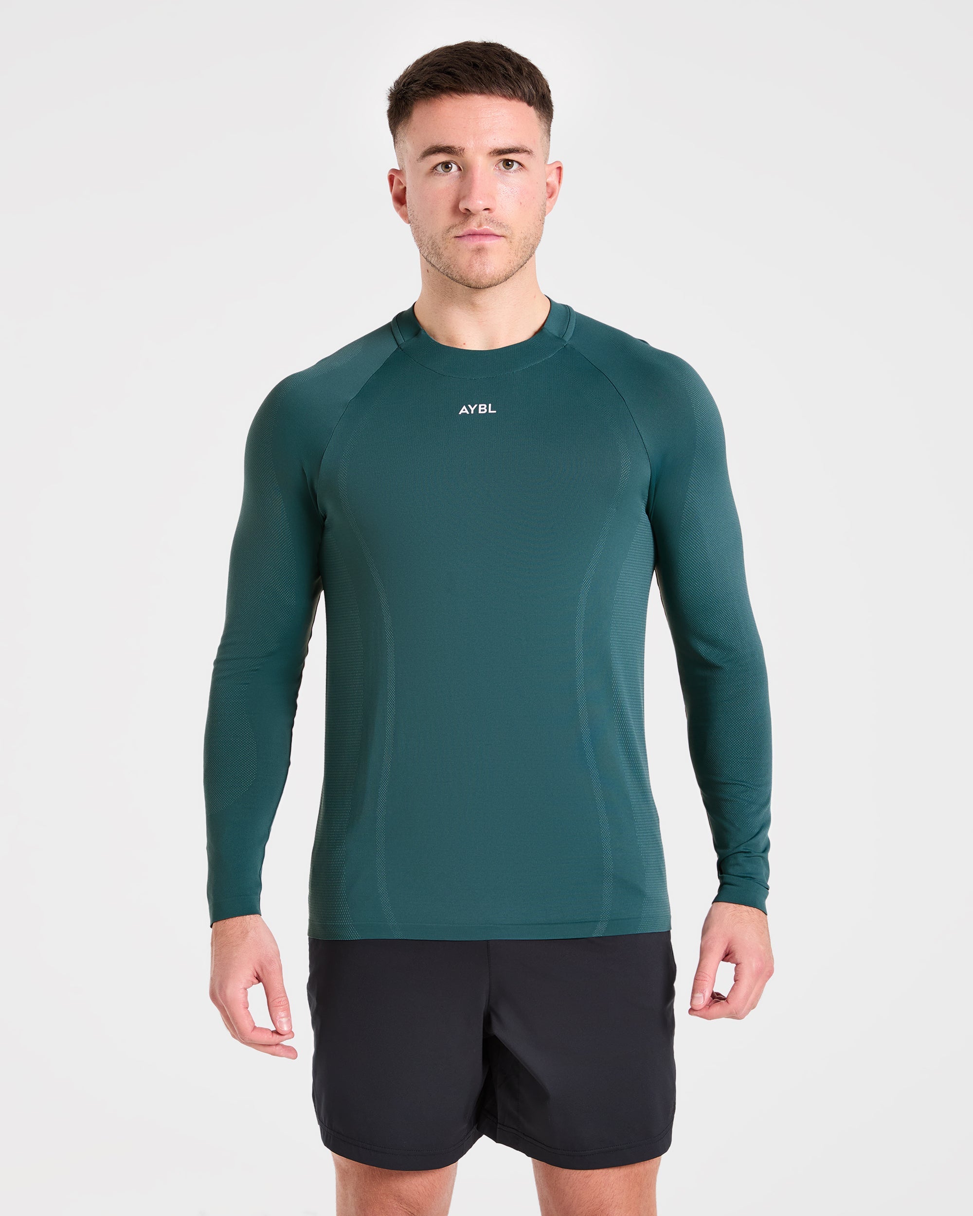 Camiseta de manga larga sin costuras Attain - Bosque de pinos