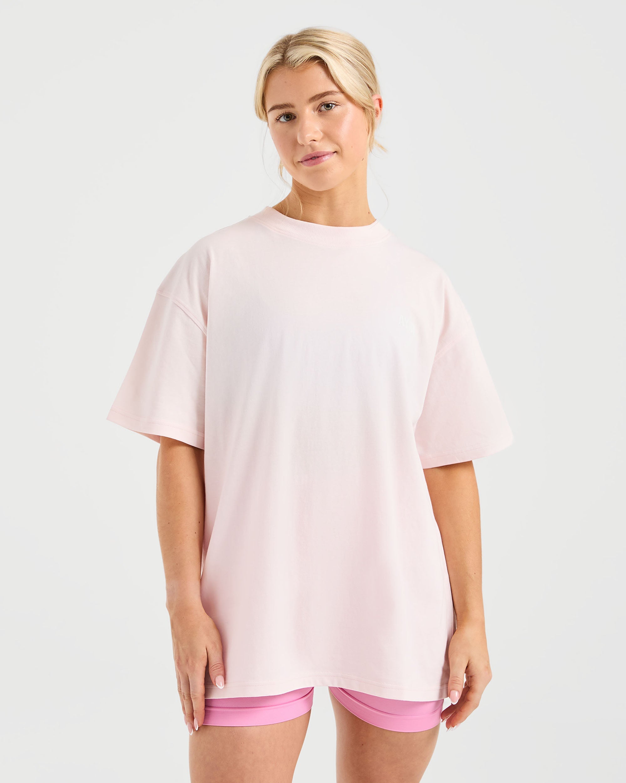 Camiseta Oversized Show Up - Rosa