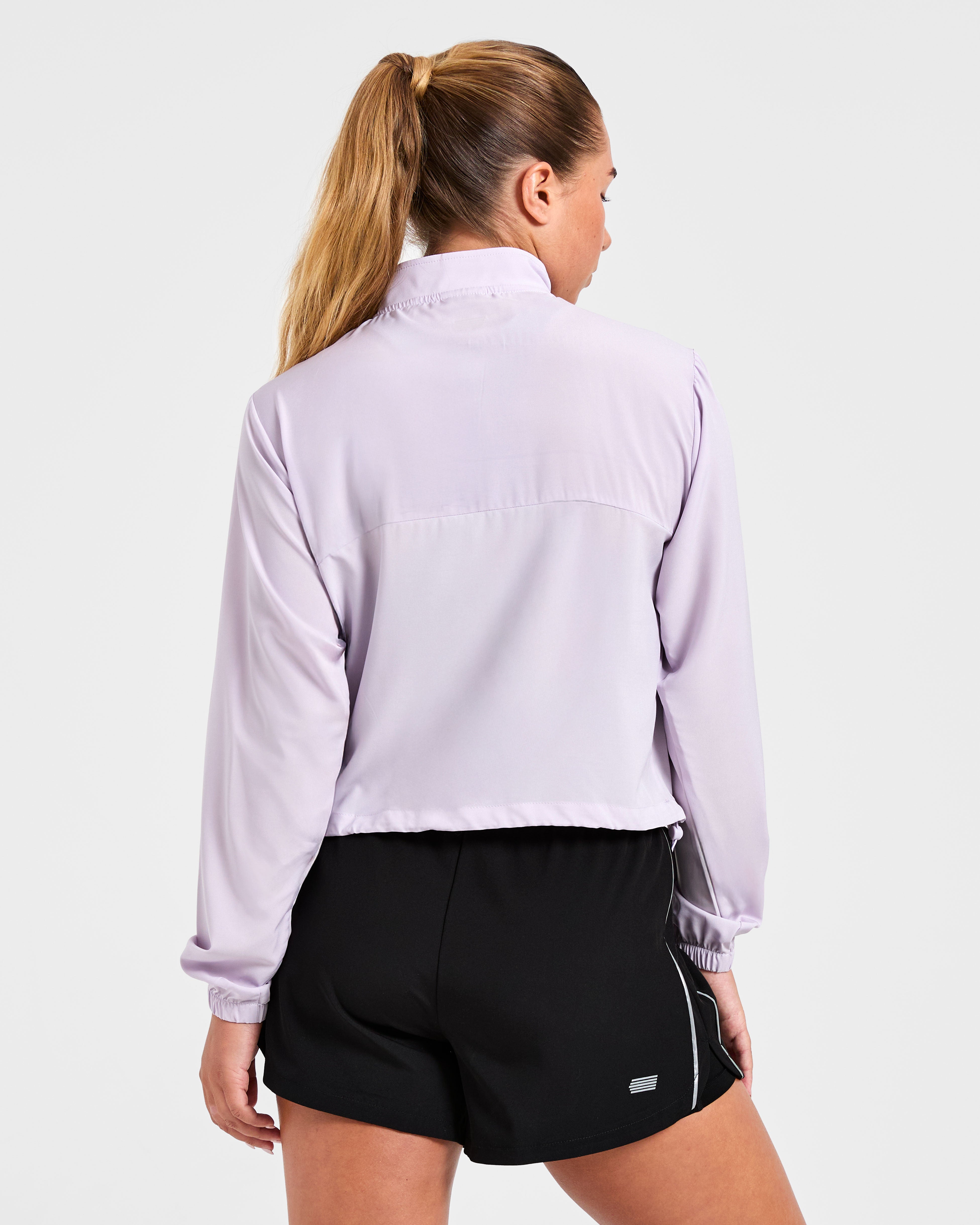 Chaleco de Media Cremallera Run - Lilac Hielo