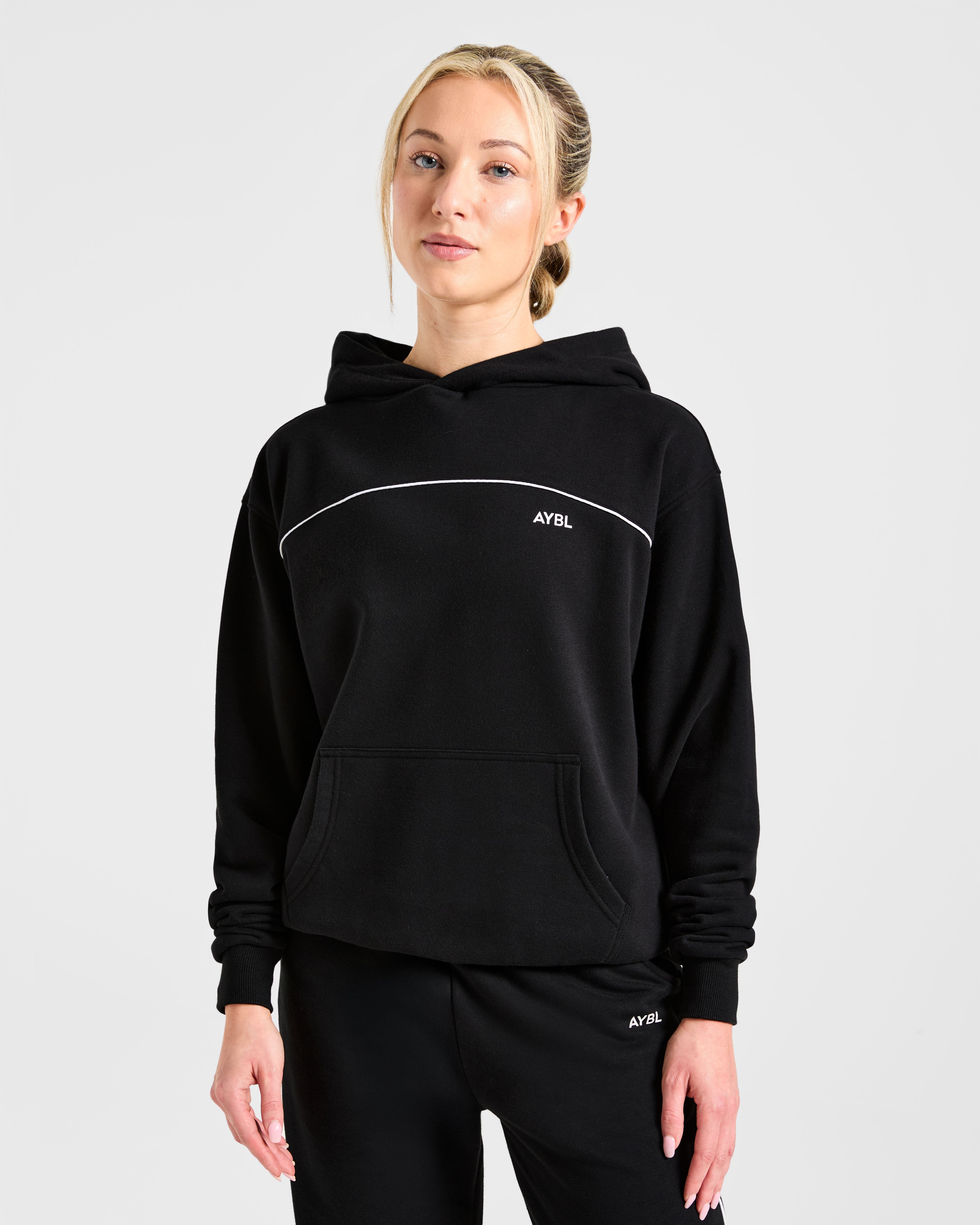 Sudadera con Capucha Form - Negro