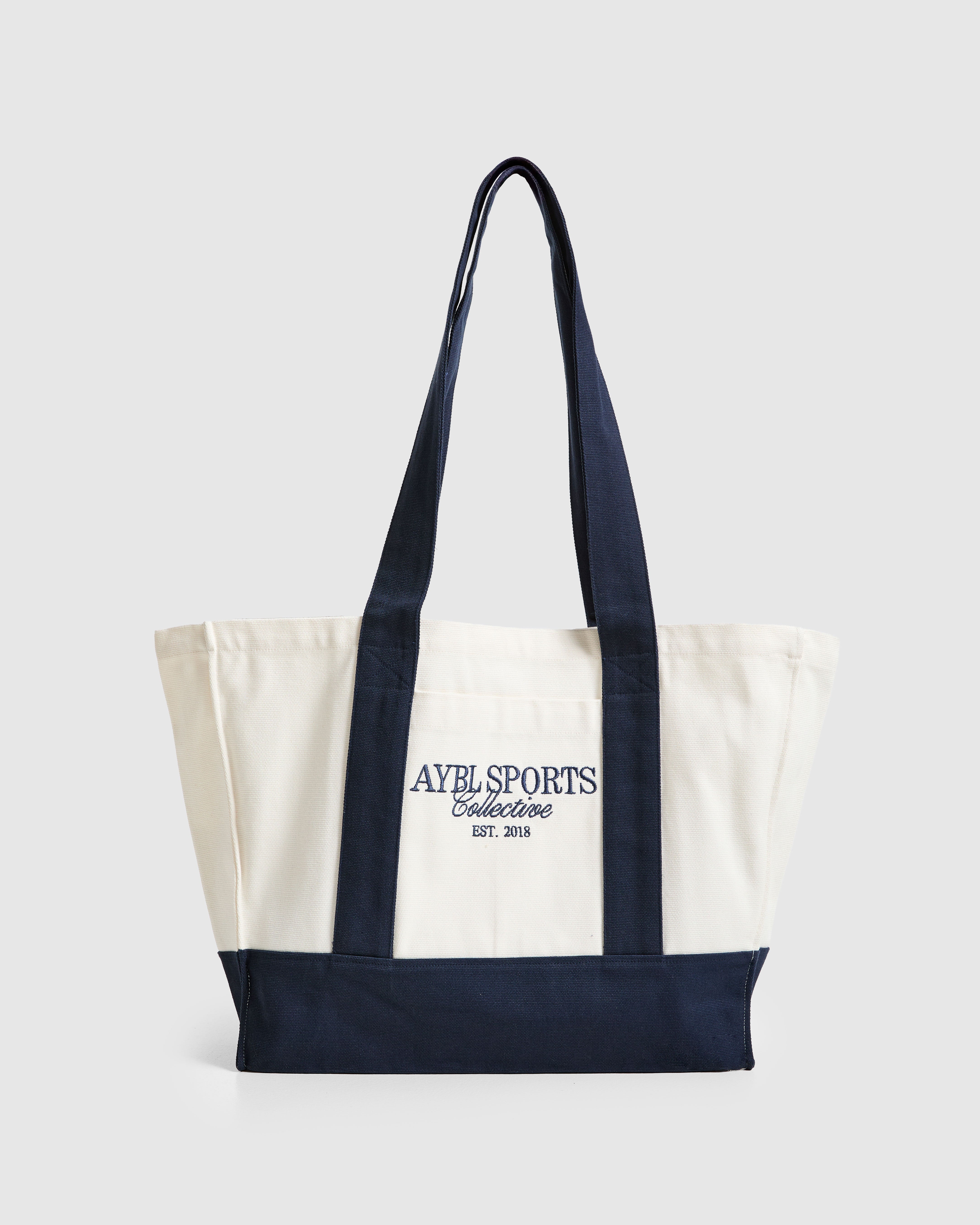 Bolsa de Compras Sports Collective - Blanco Oficina/Azul Marino