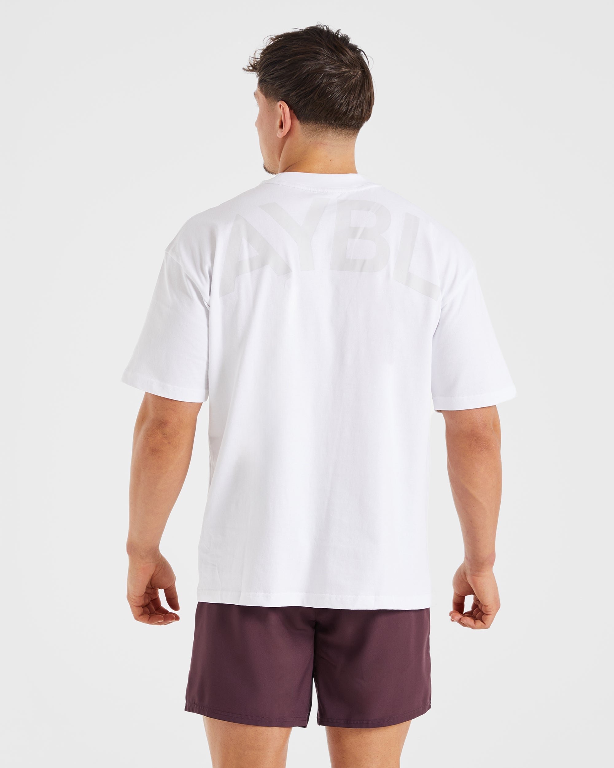 Camiseta Oversized Esencial - Blanco