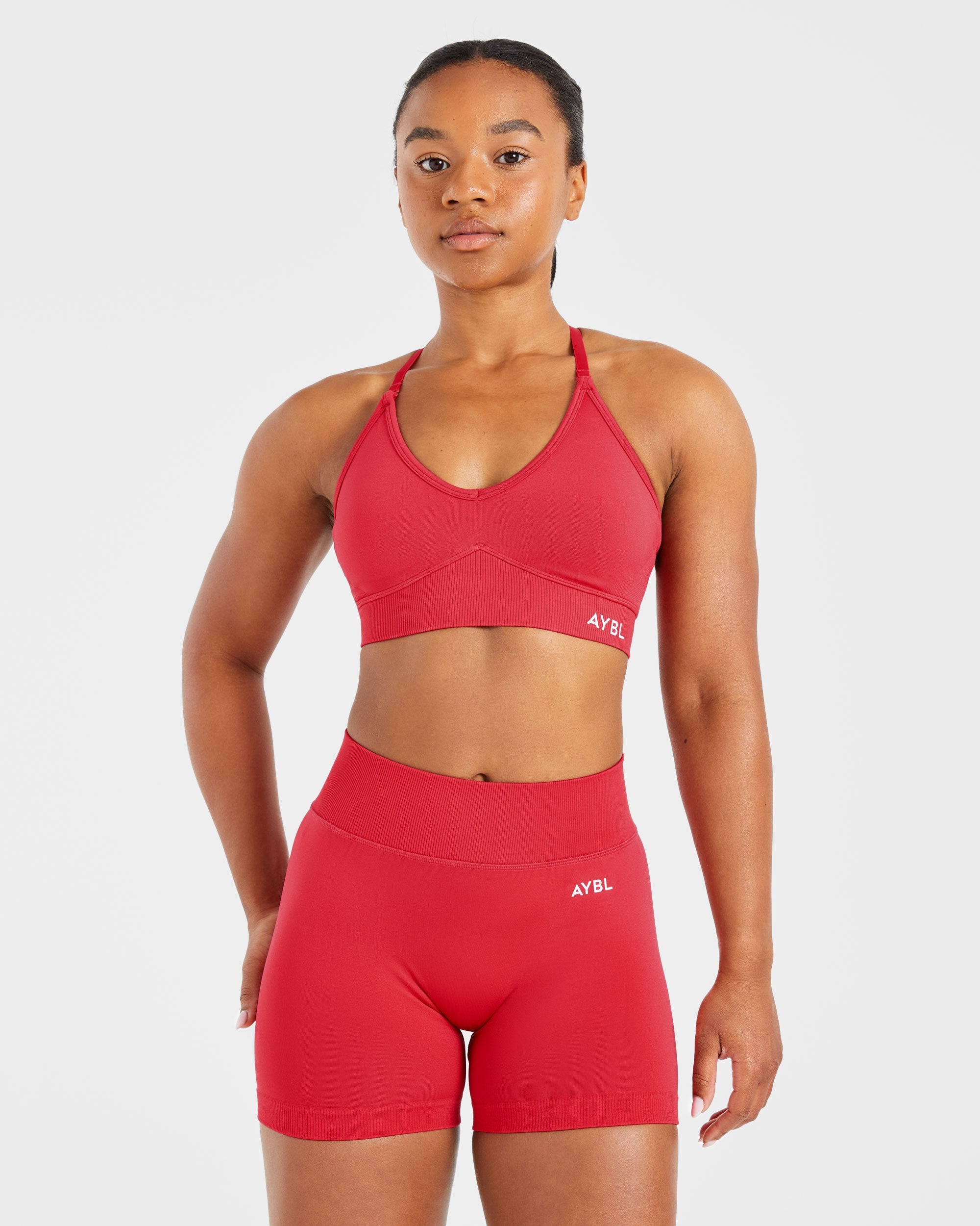 Adapt Bra Deportivo Sin Costuras - Rojo Salsa