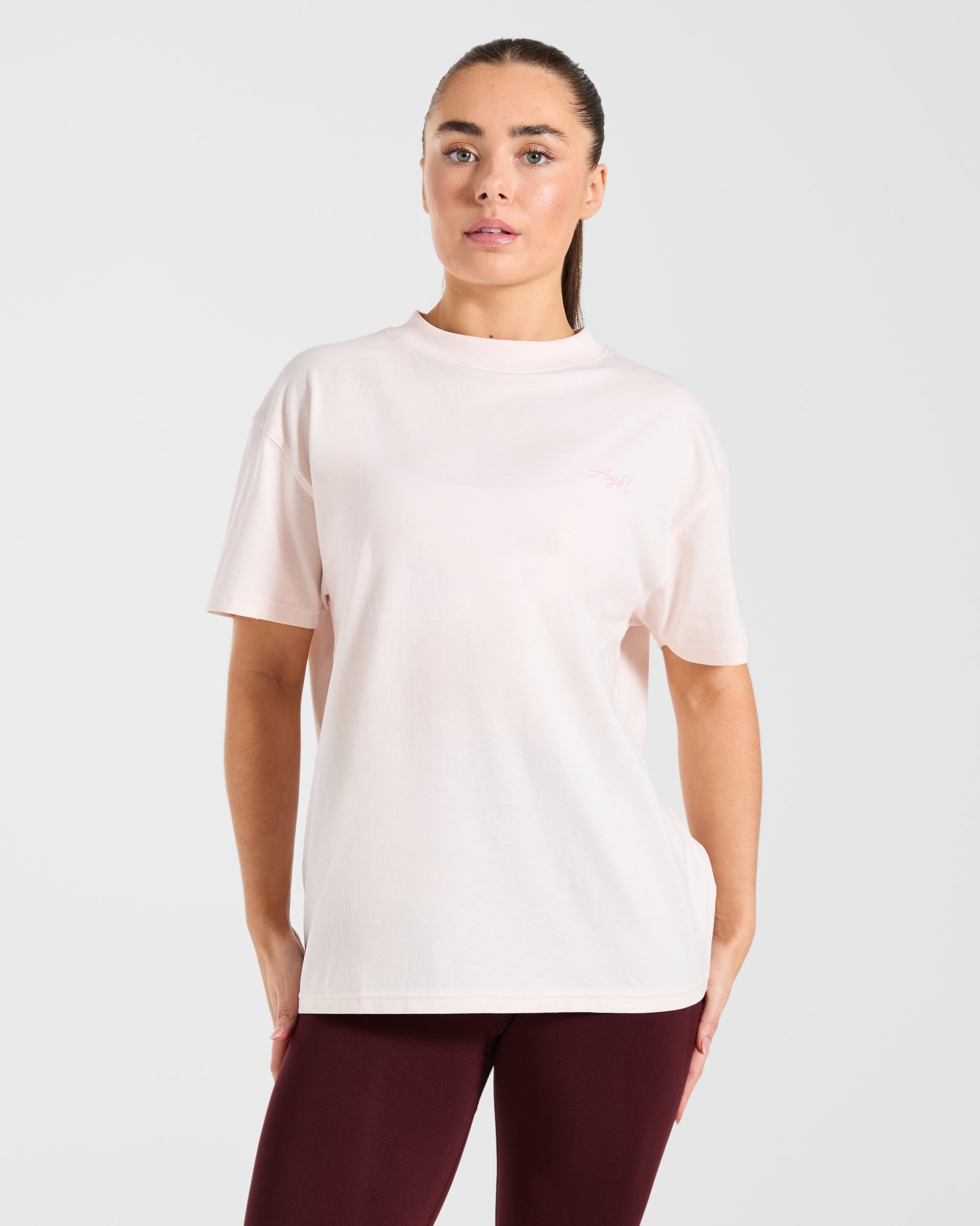 Camiseta Oversized de AYBL Studio - Rosa