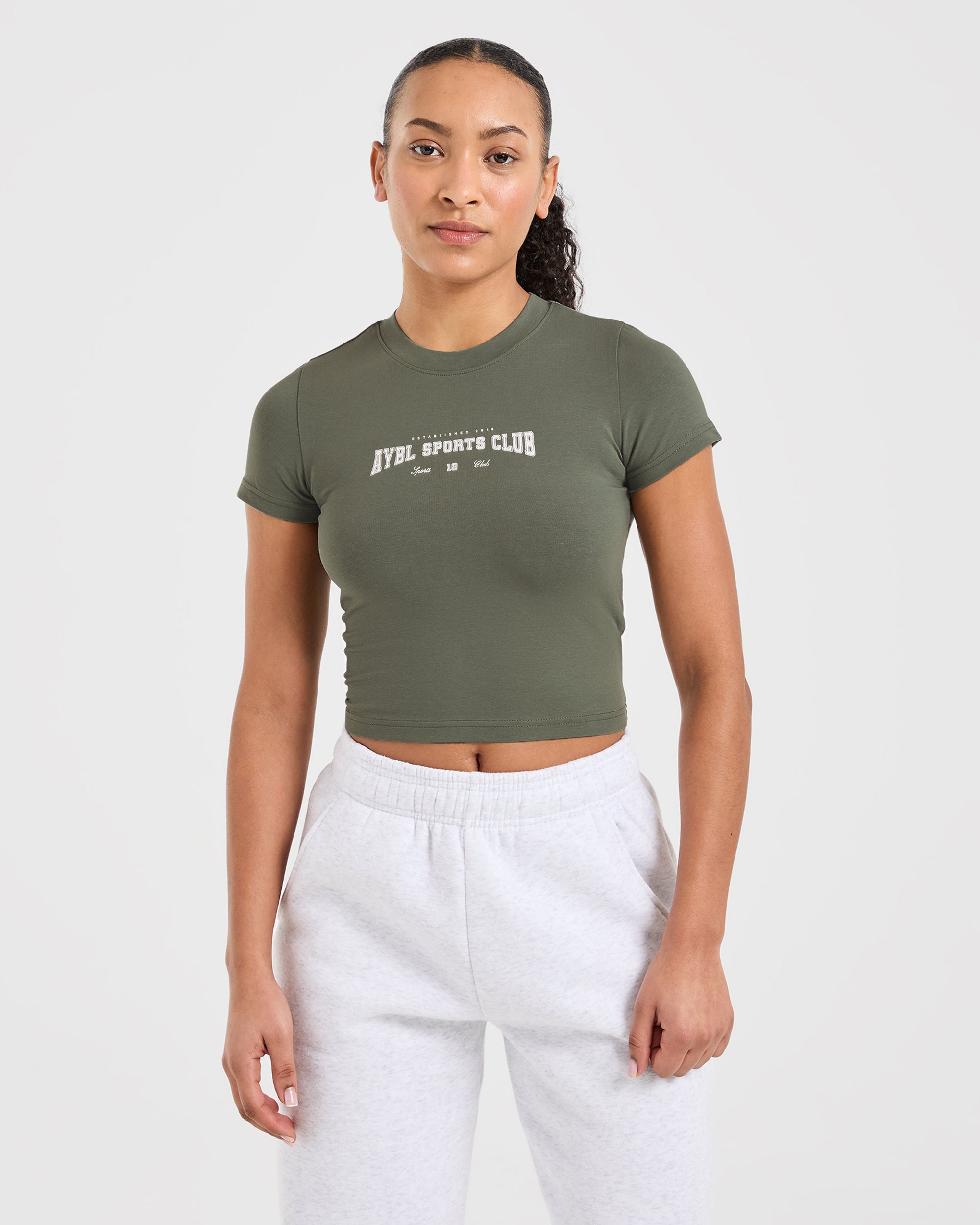 Camiseta de Bebé Varsity del Club Deportivo - Verde Bosque