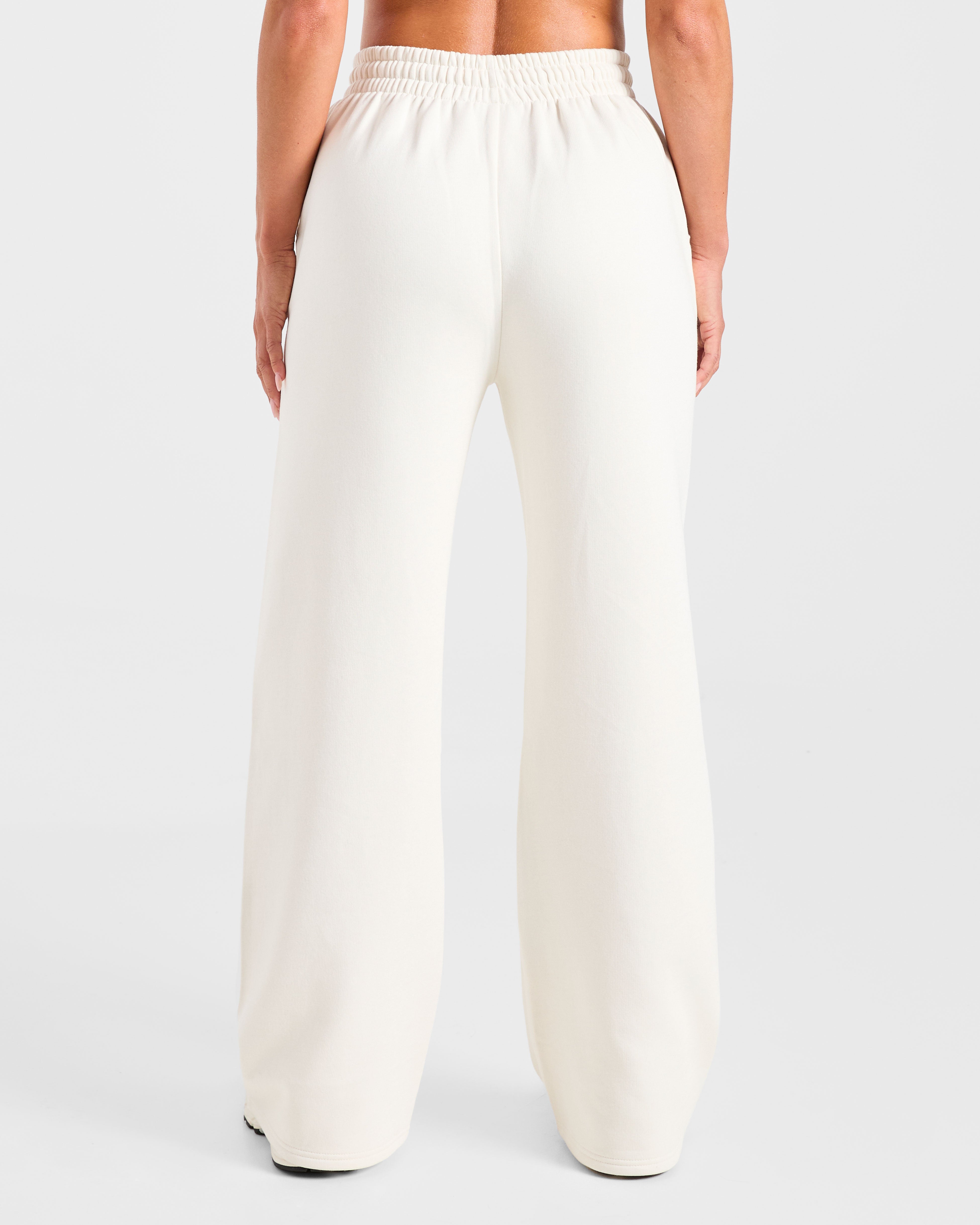 Pantalones Jogger de Pierna Recta y Corte Amplio de Sports Collective - Blanco Ofuscado/Verde