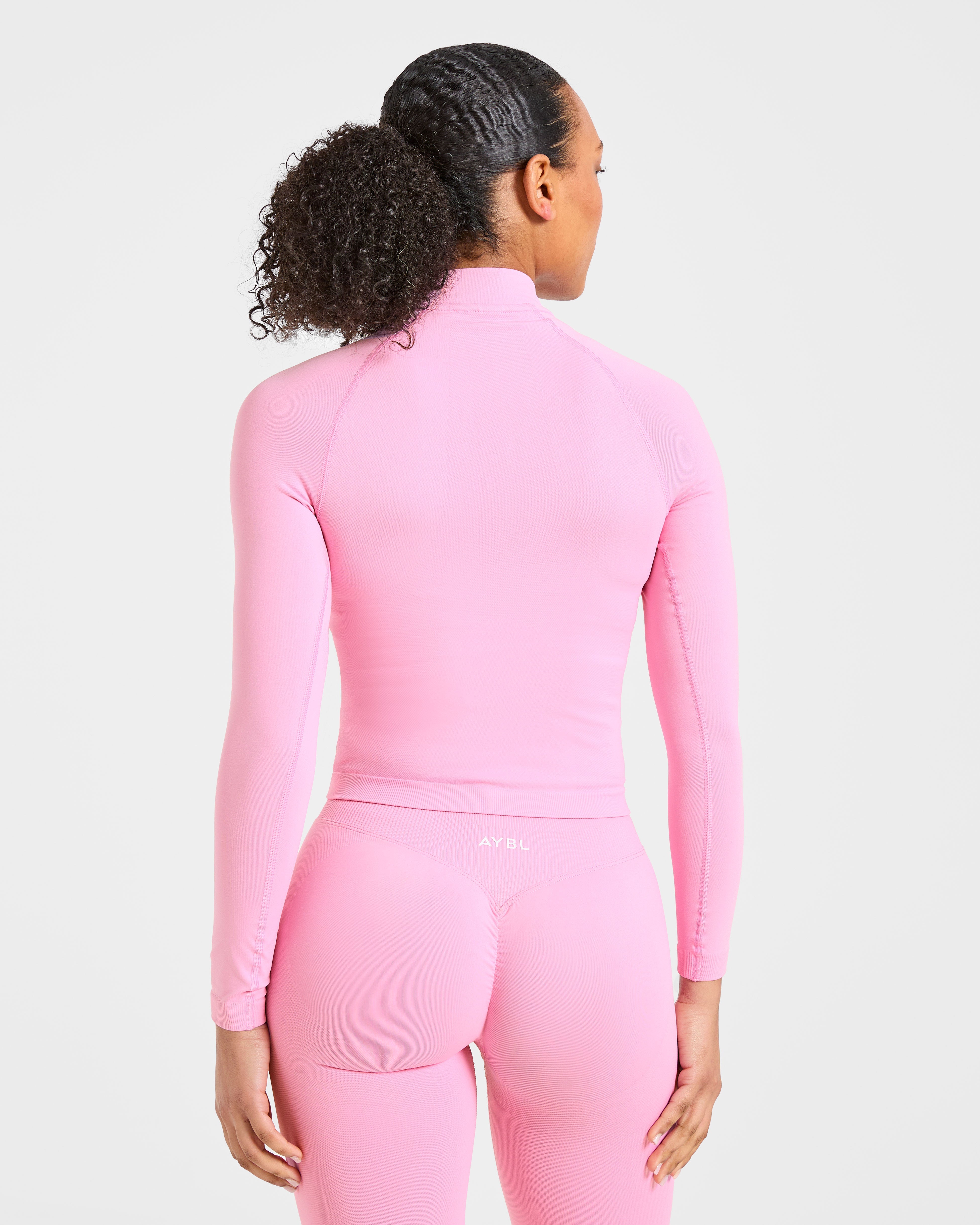 Chaqueta sin costuras Enhance - Rosa Azúcar