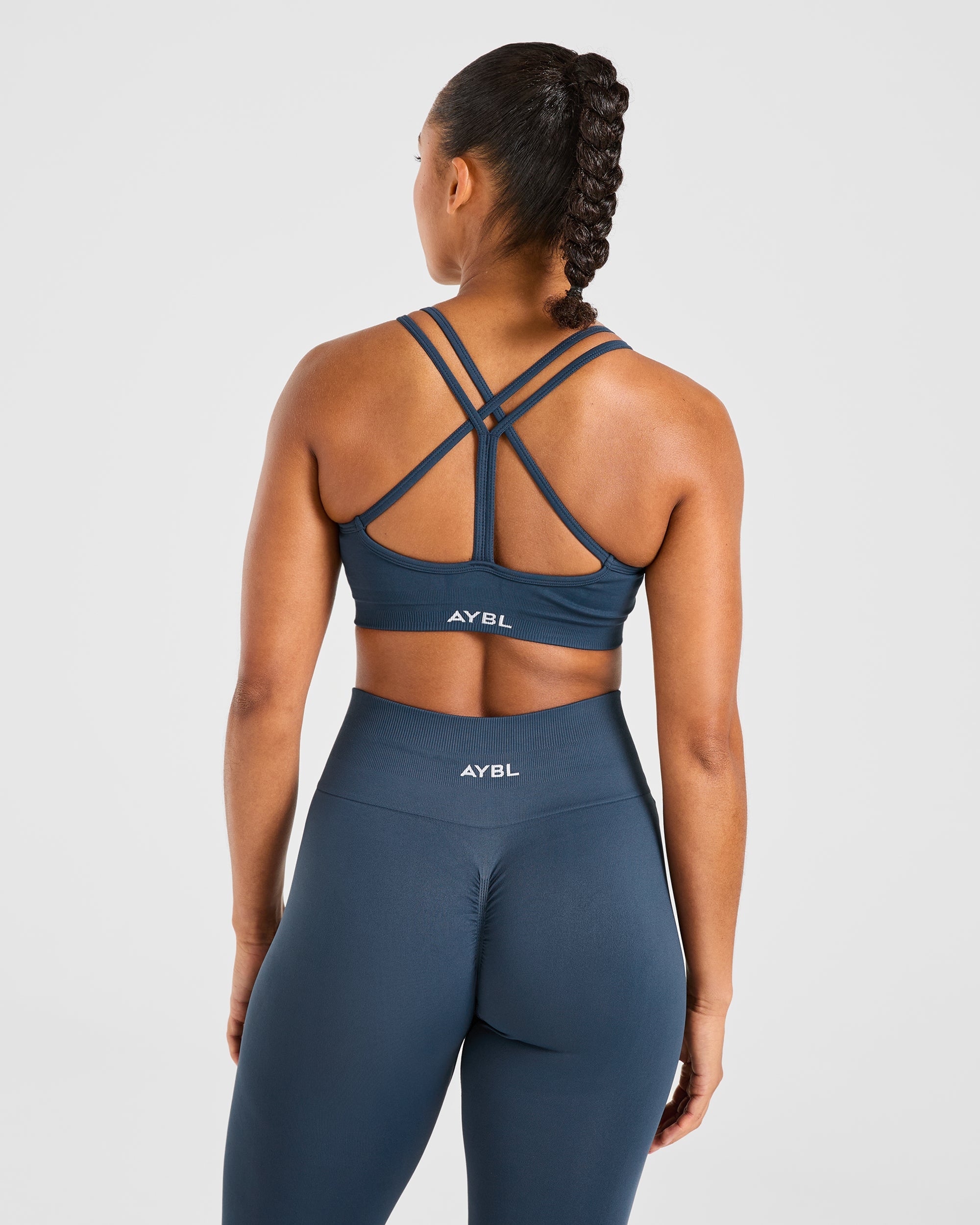 Sports Bra Sin Costuras Power - Verde Mar