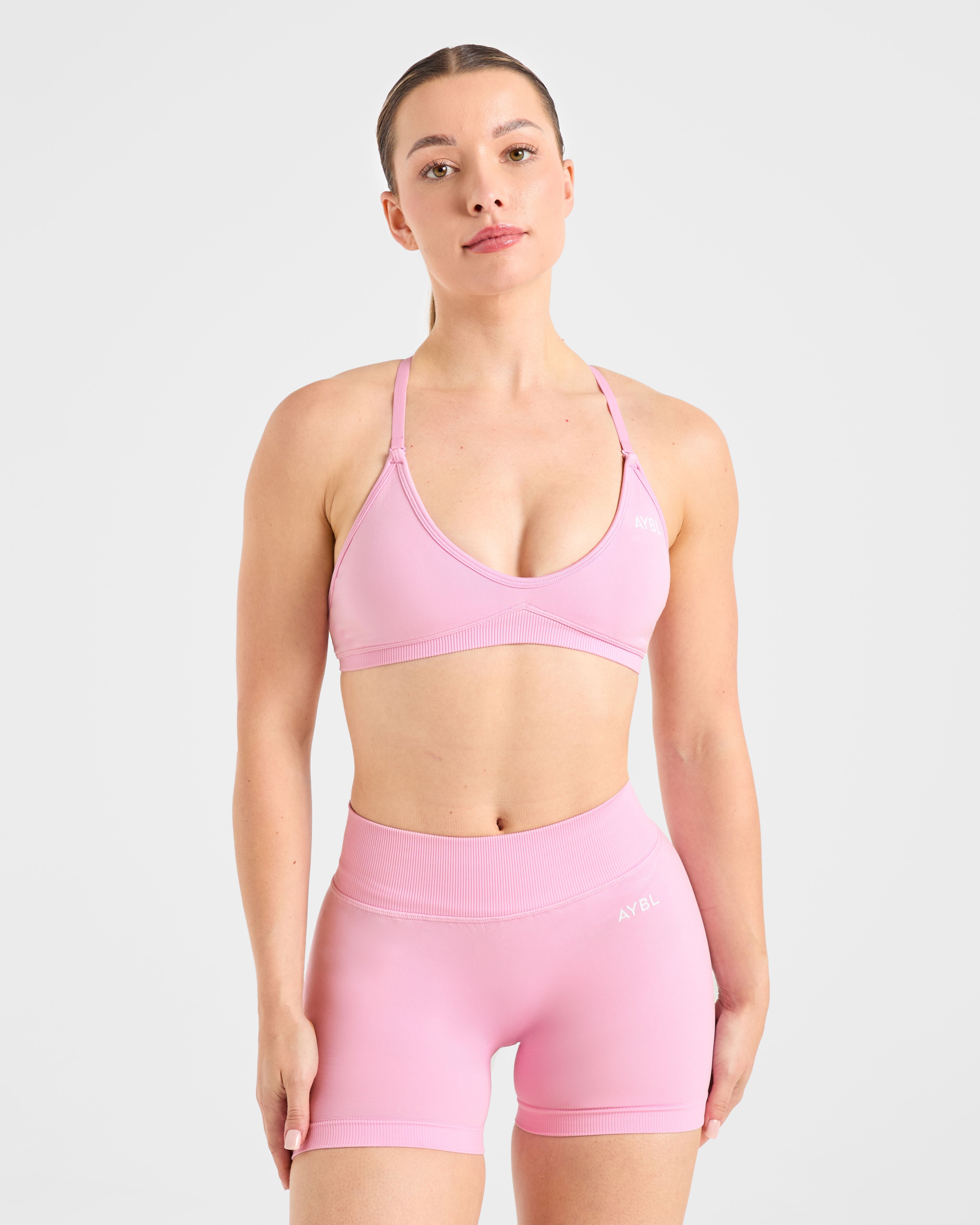 Adapt Bra Deportivo Sin Costuras con Tirantes - Rosa Primavera