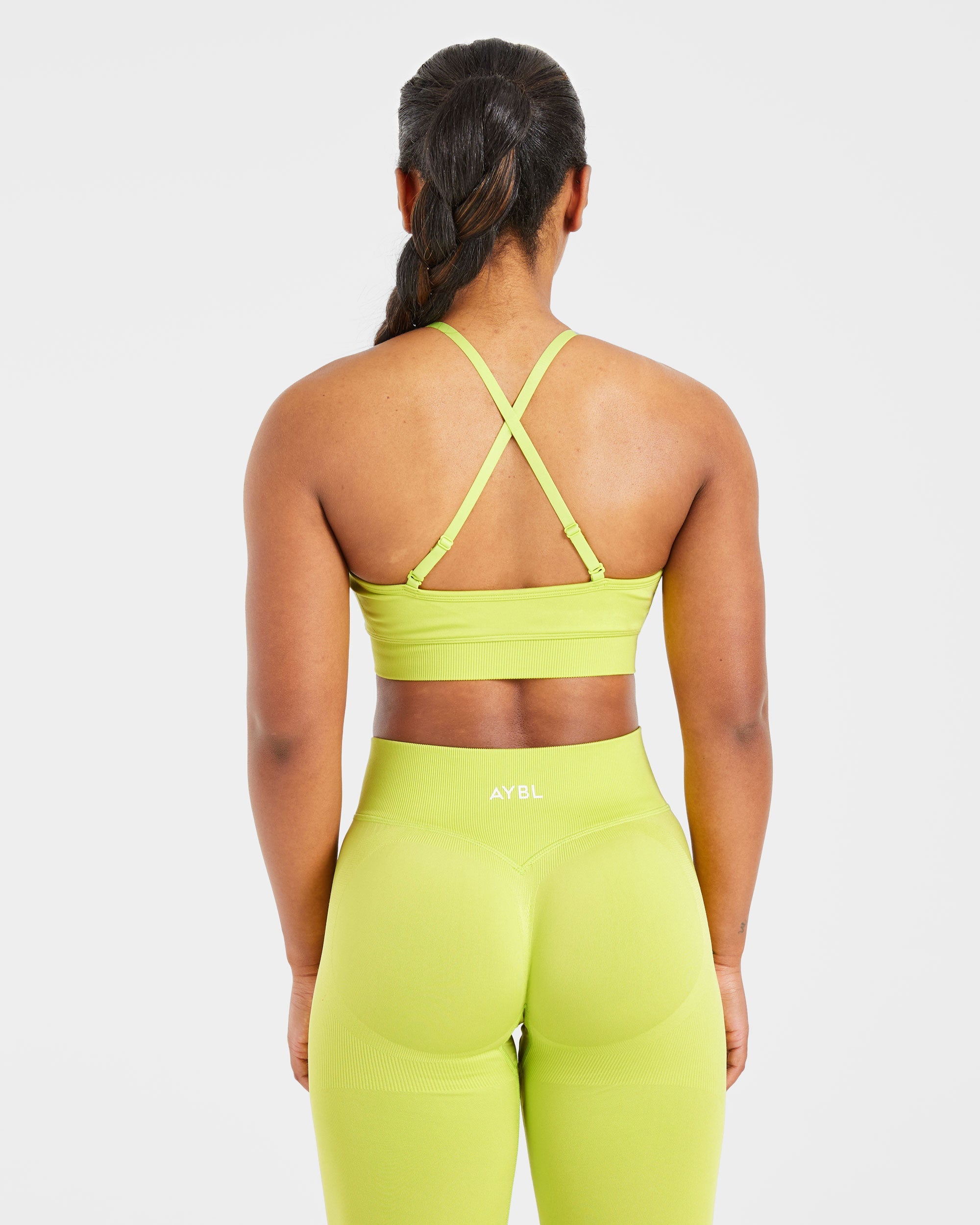 Adapt Bra Deportivo Sin Costuras - Verde Limón