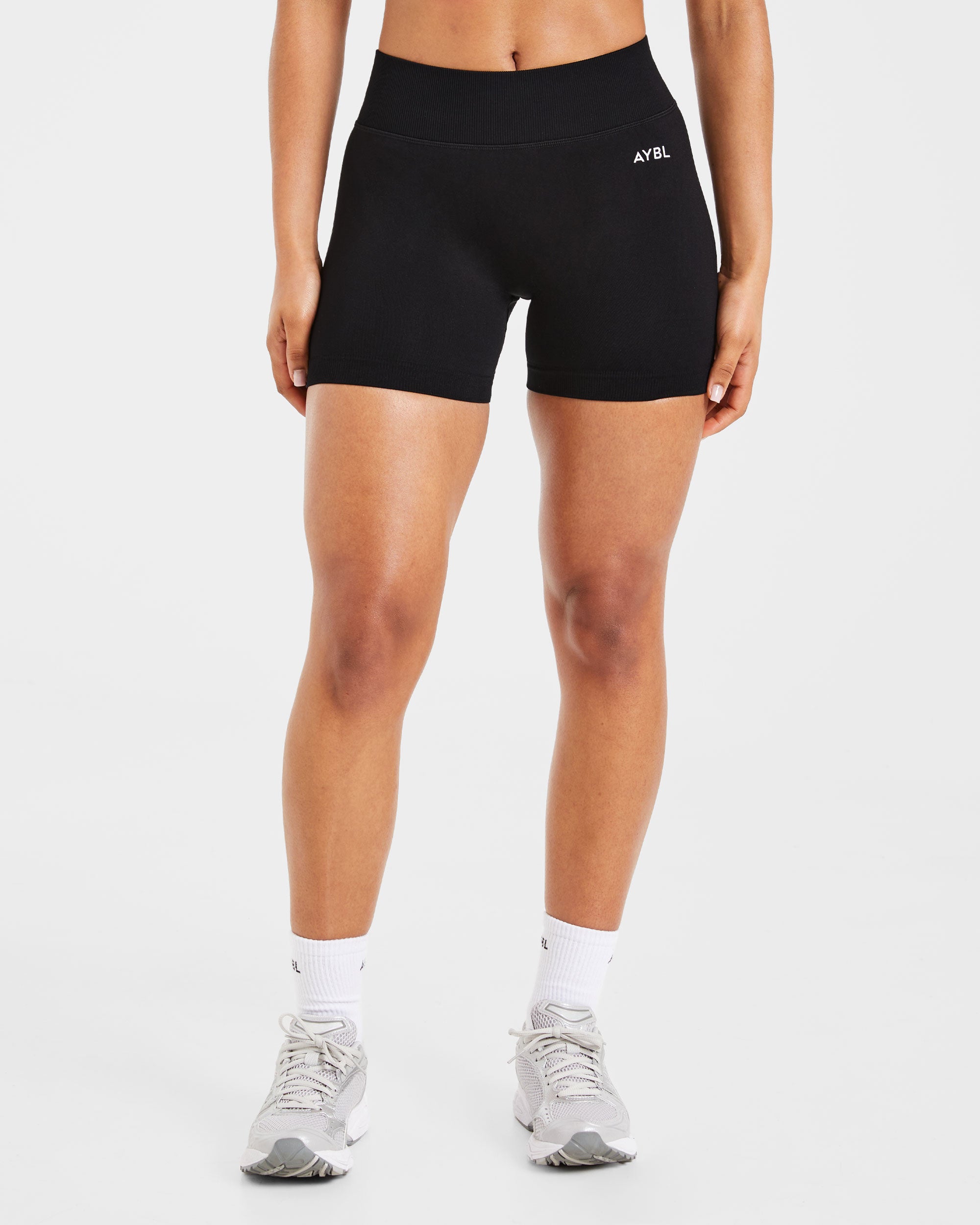 Pantalones cortos sin costuras Adapt | 4,5" - Negro
