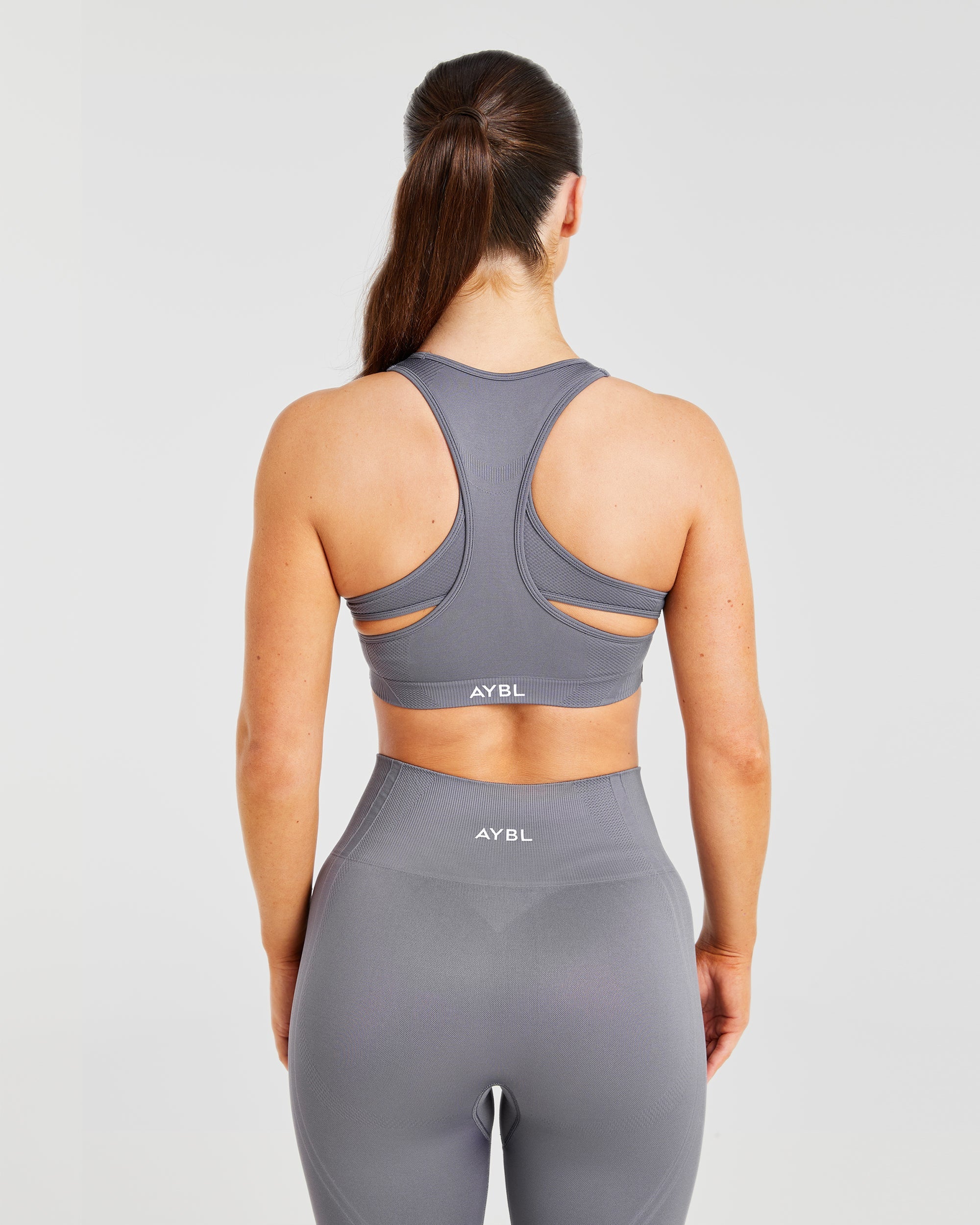 Balance V3 Sports Bra Sin Costuras - Gris Carbón