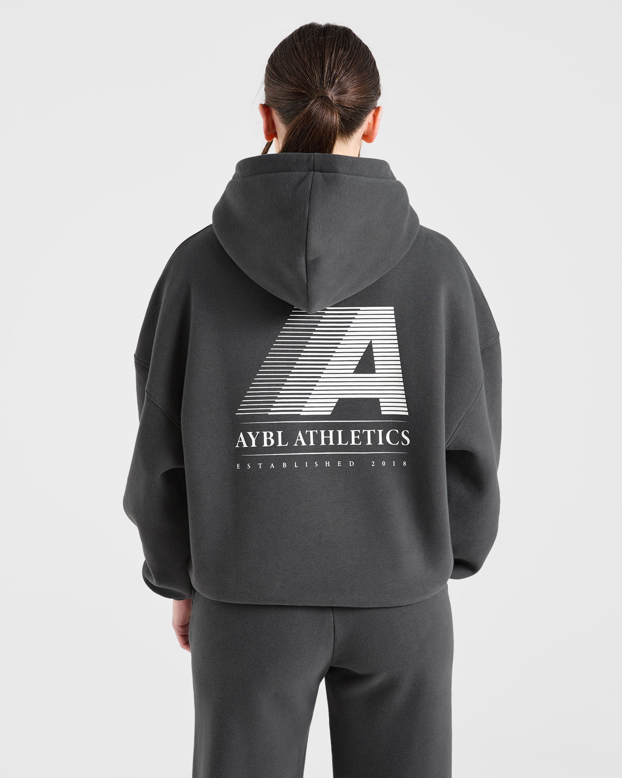 Sudadera Oversized Retro Athletics - Carbón