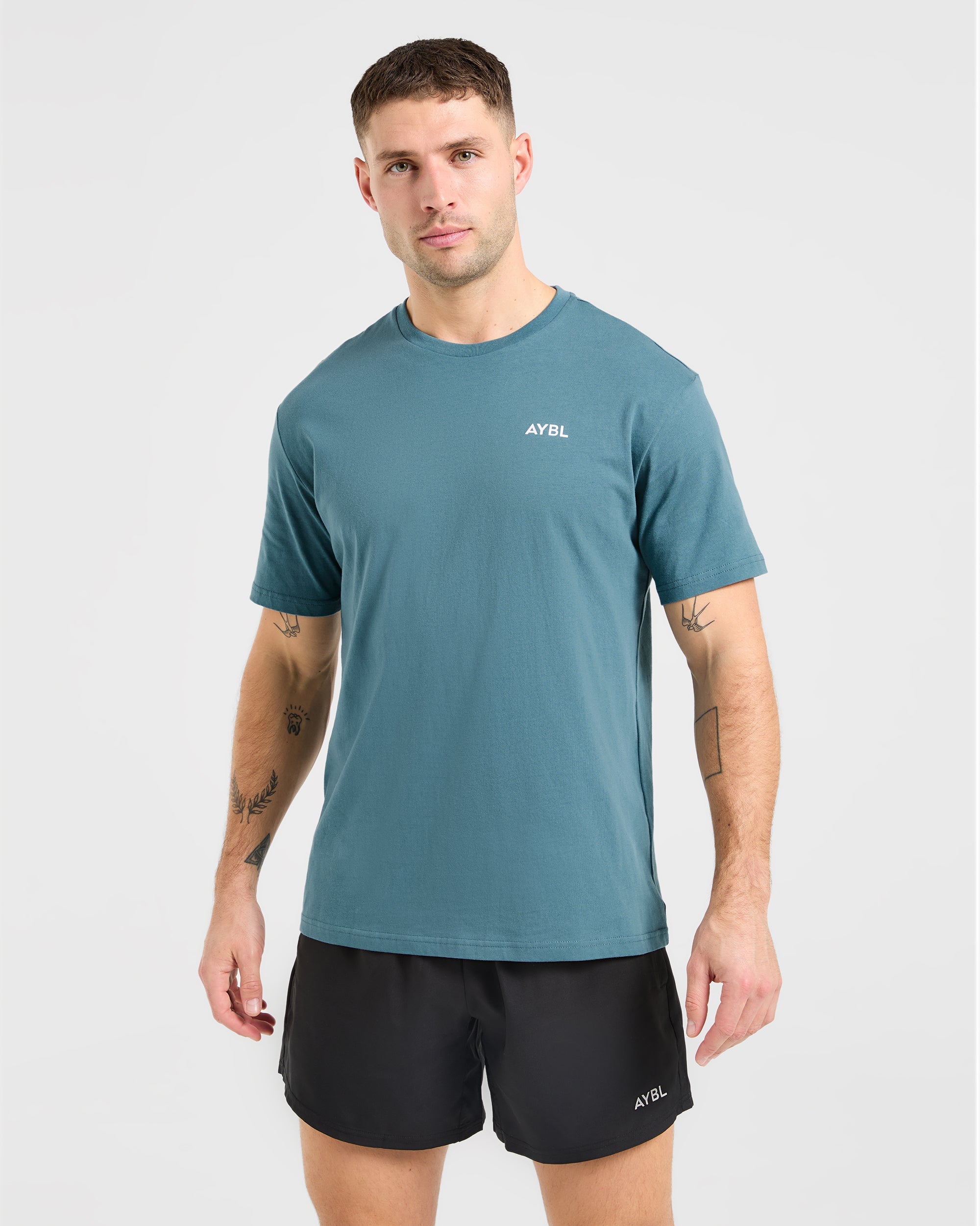 Camiseta Básica - Turquesa Atlántico