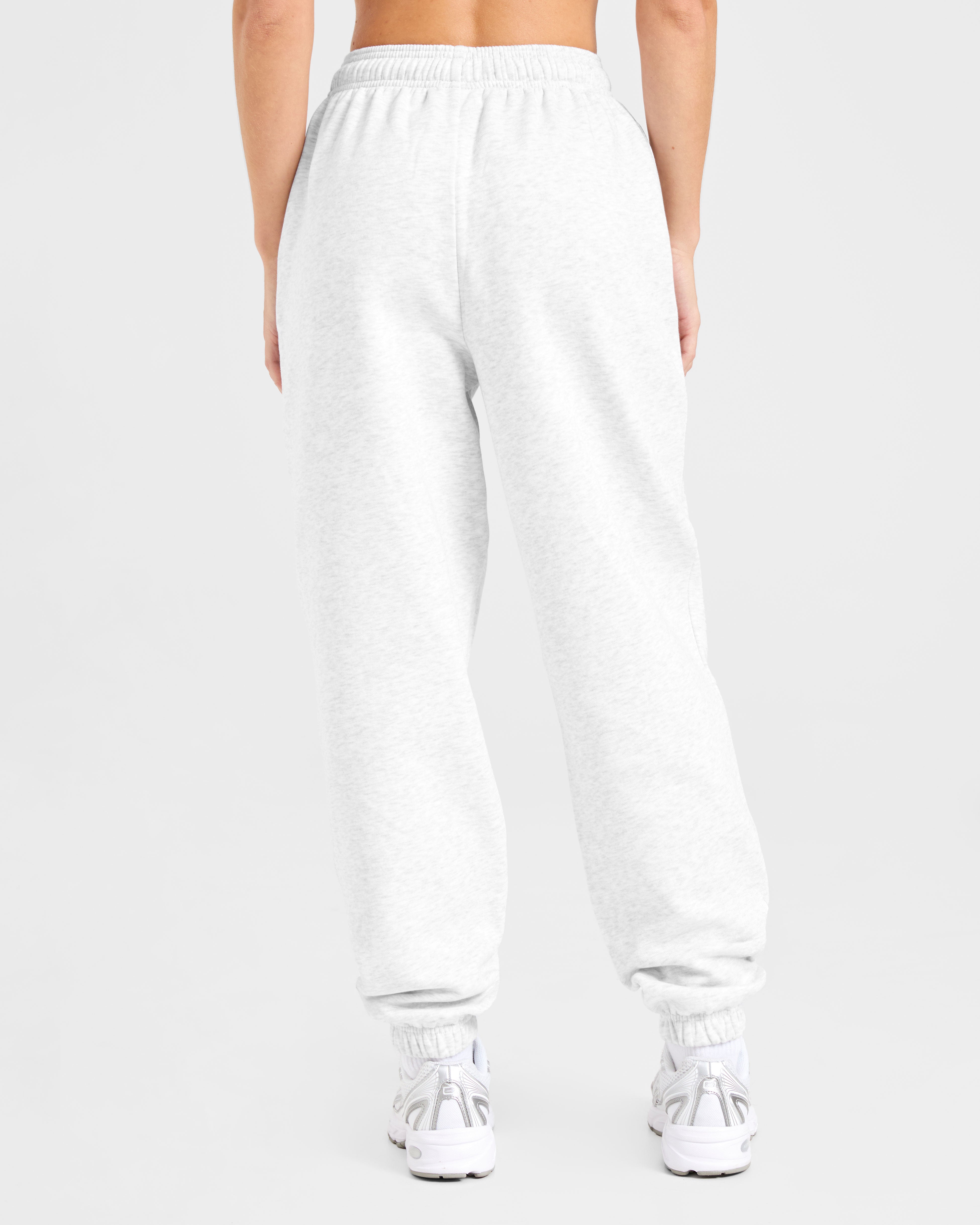 Jogger Oversized de Estilo de Vida - Gris Escarcha