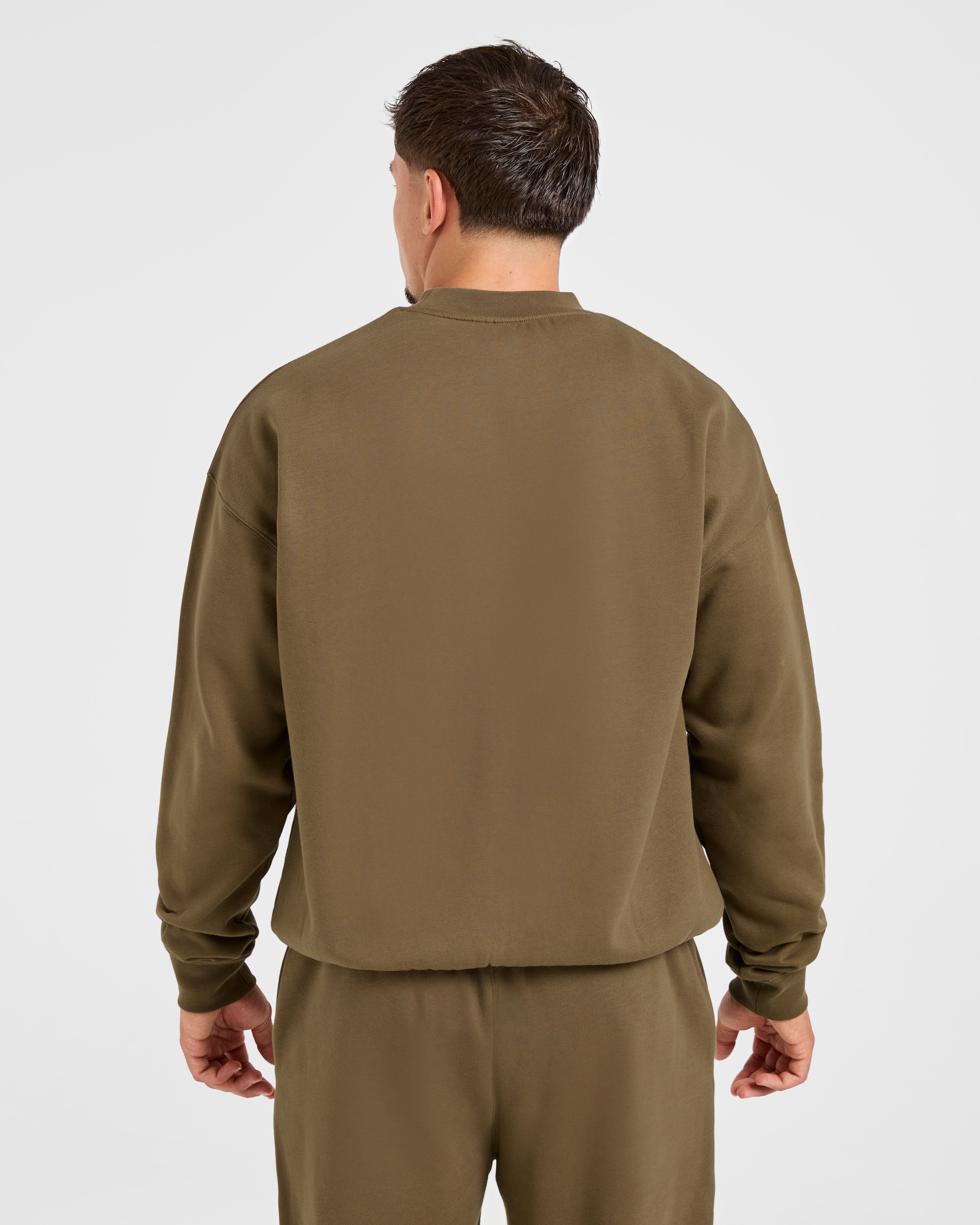 Sweater Oversized Esencial - Verde Oliva