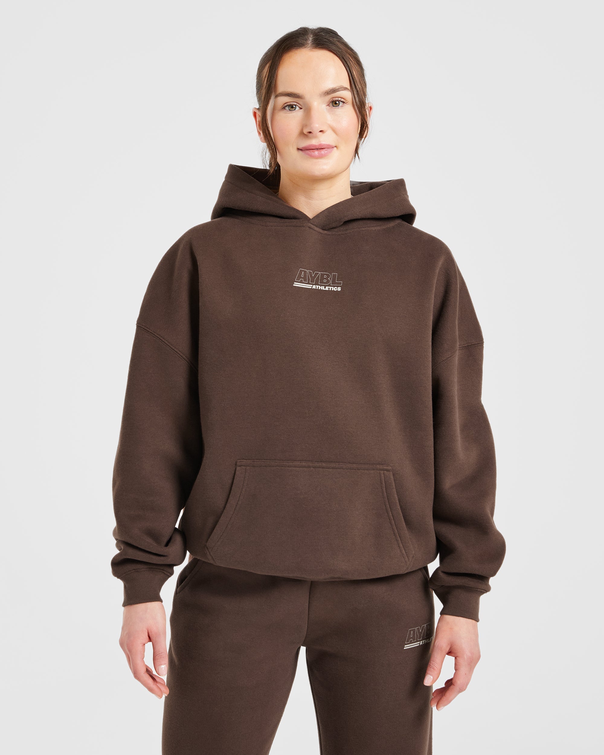 Sudadera Oversized de Pista de Atletismo - Marrón/Arena