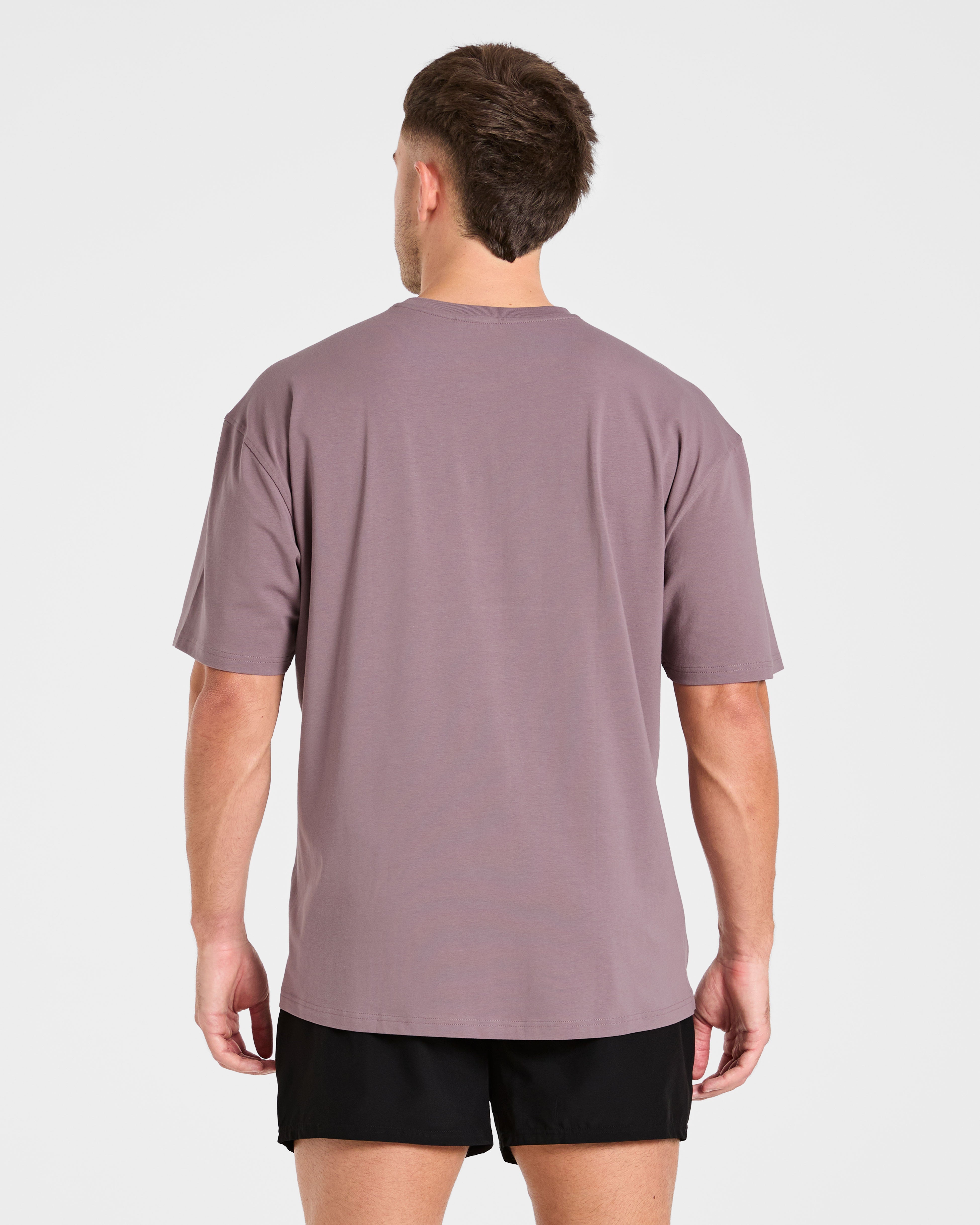 Camiseta Oversized Force - Morado Intenso