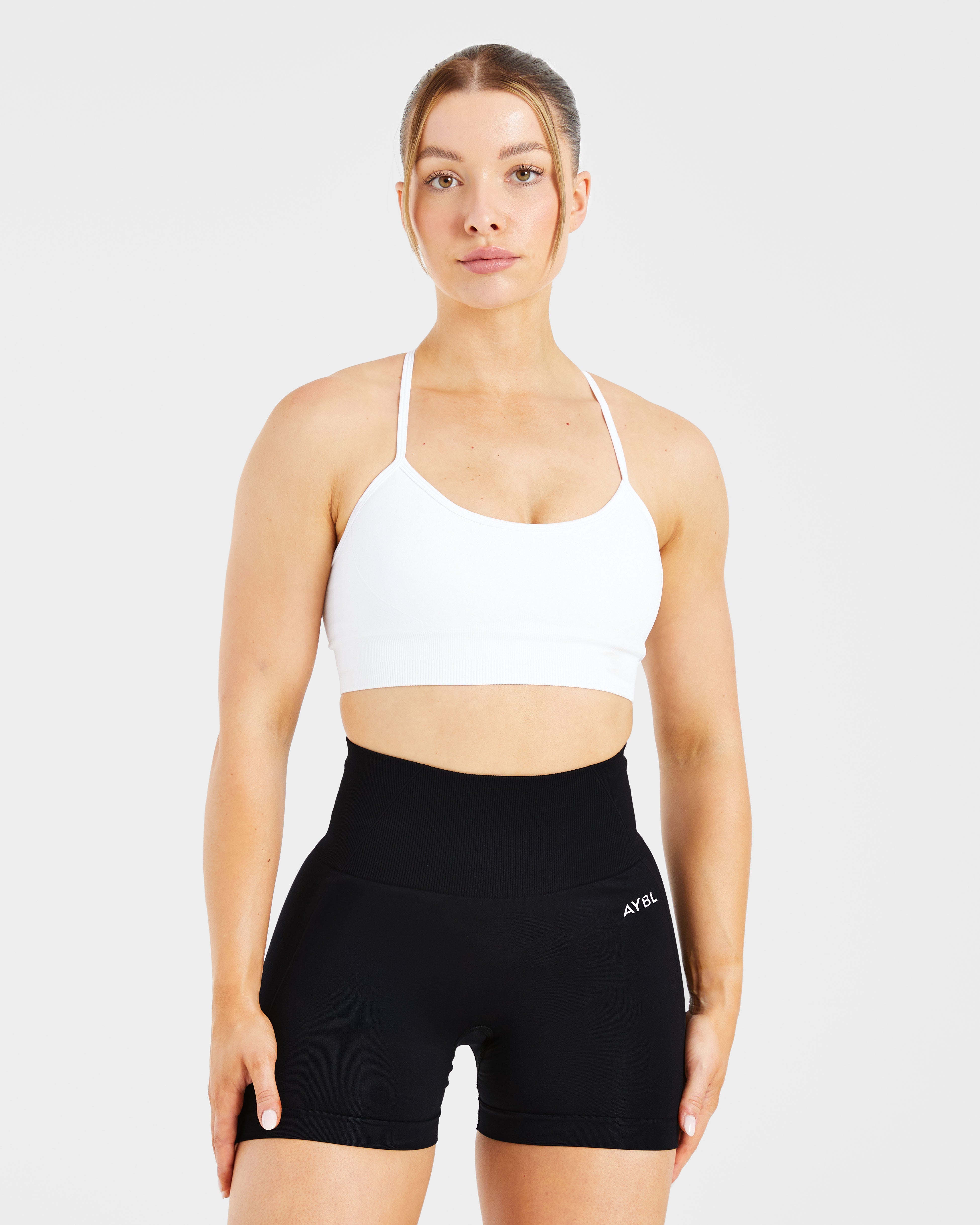 Empower Bra Deportivo Sin Costuras - Blanco