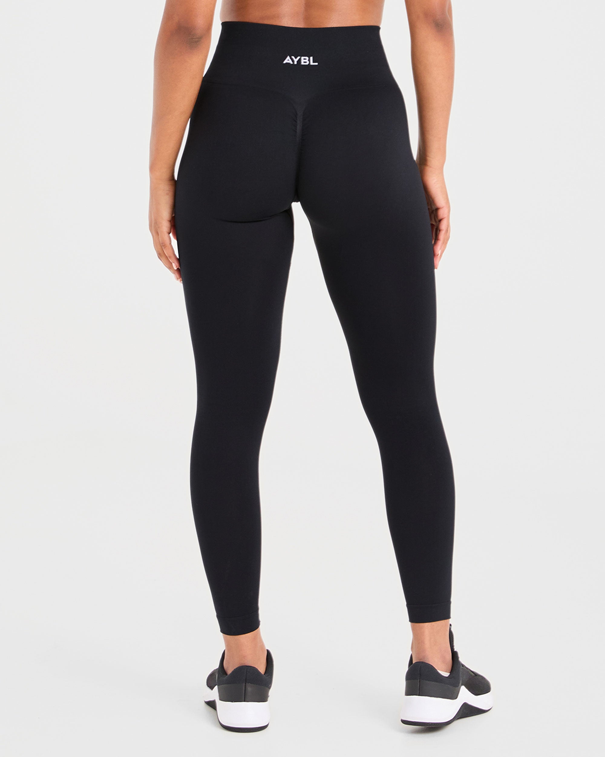 Mallas Sin Costuras Power - Negro