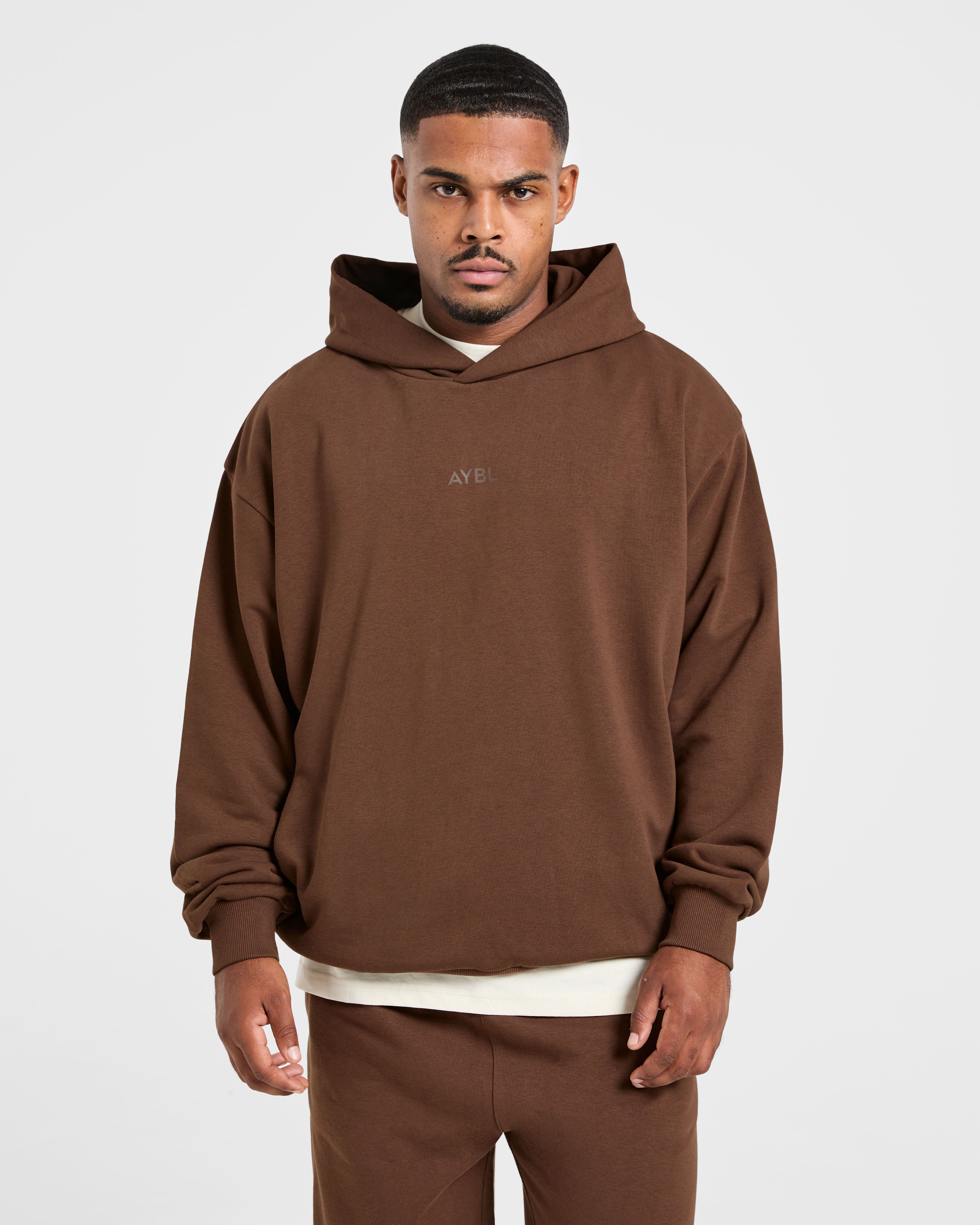 Sudadera Oversized Craft - Marrón