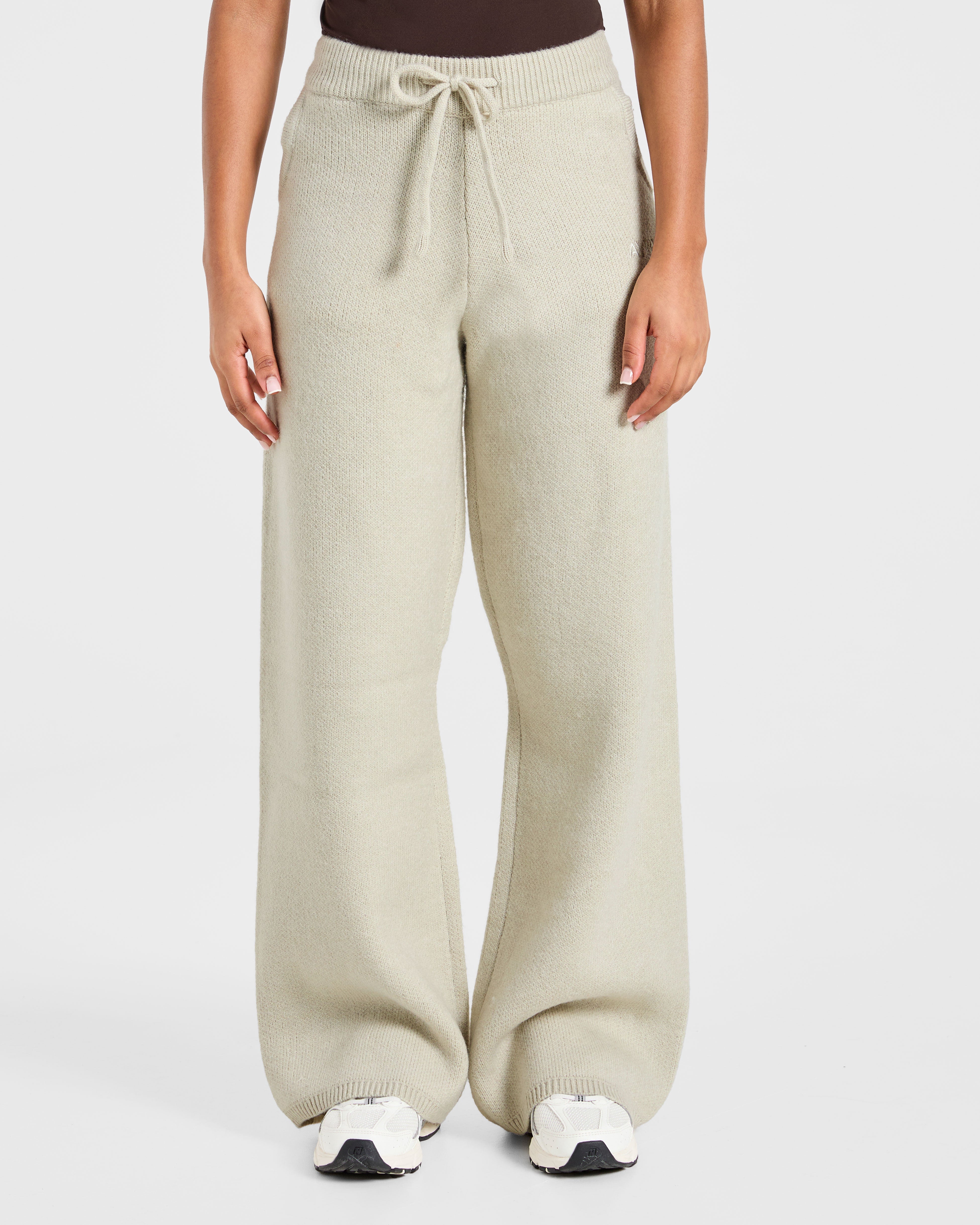 Pantalones Jogger de Punto Suave y Amplio de Pierna Recta - Seasalt
