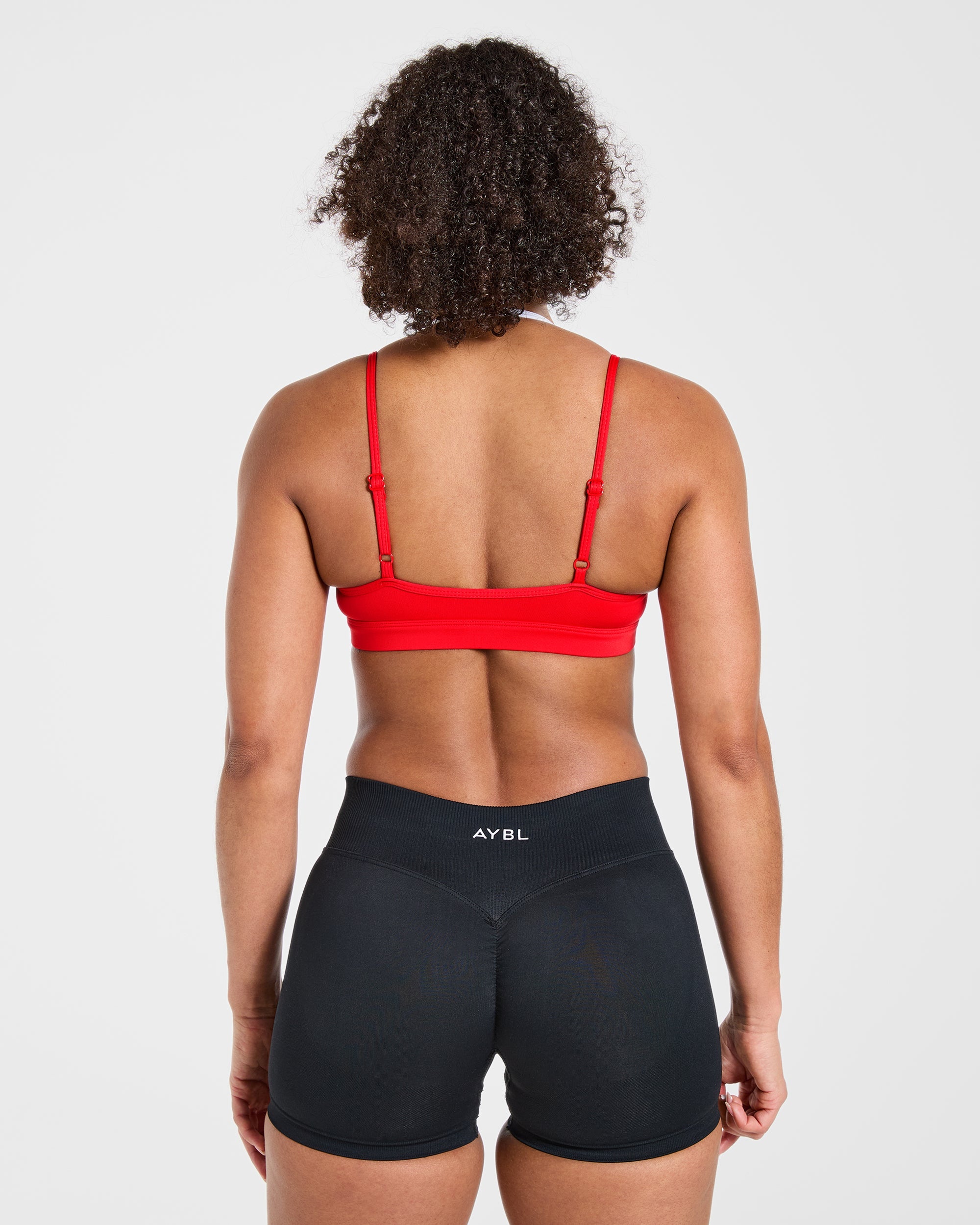 Sports Bra doble capa esencial - Rojo vibrante