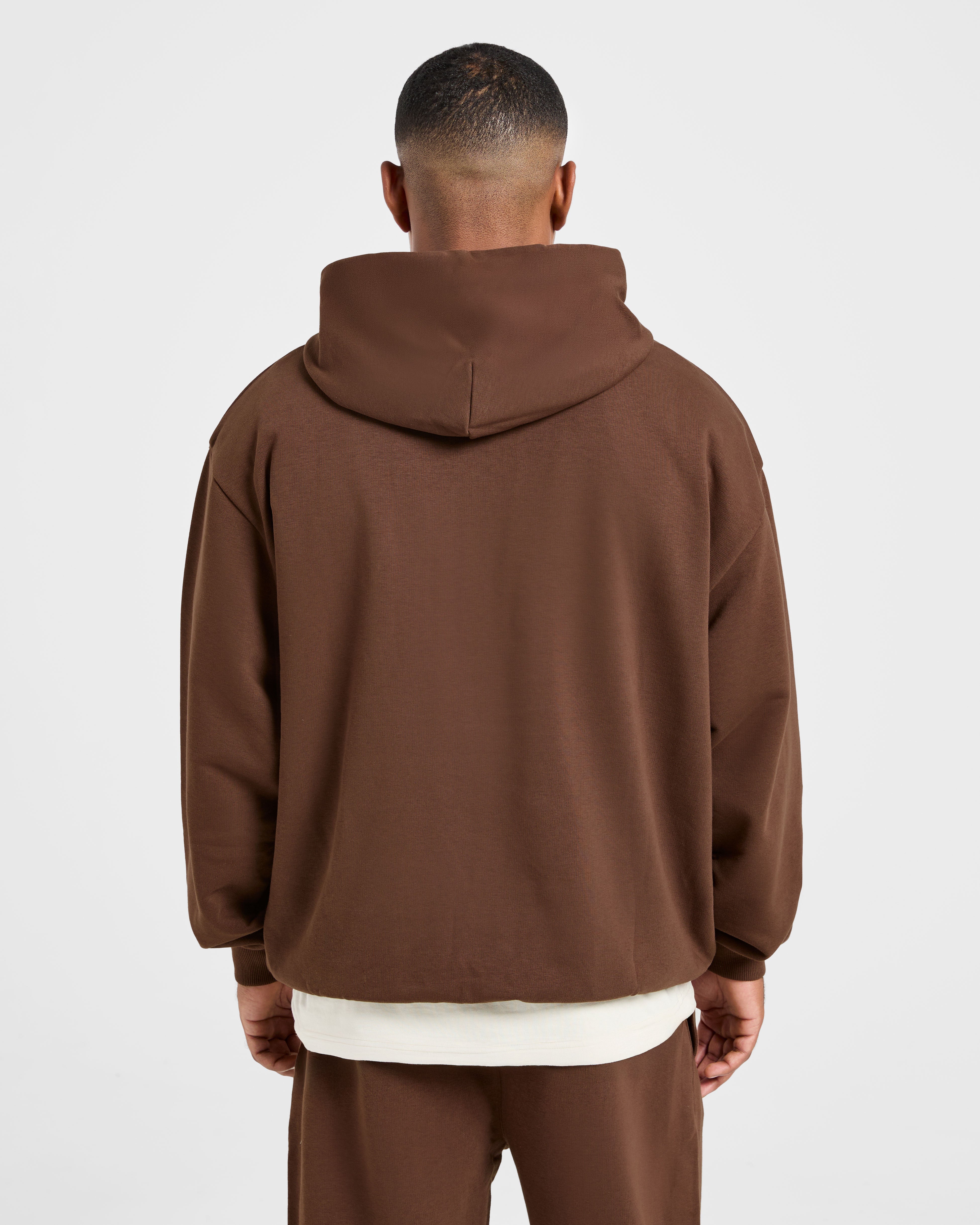 Sudadera Oversized Craft - Marrón