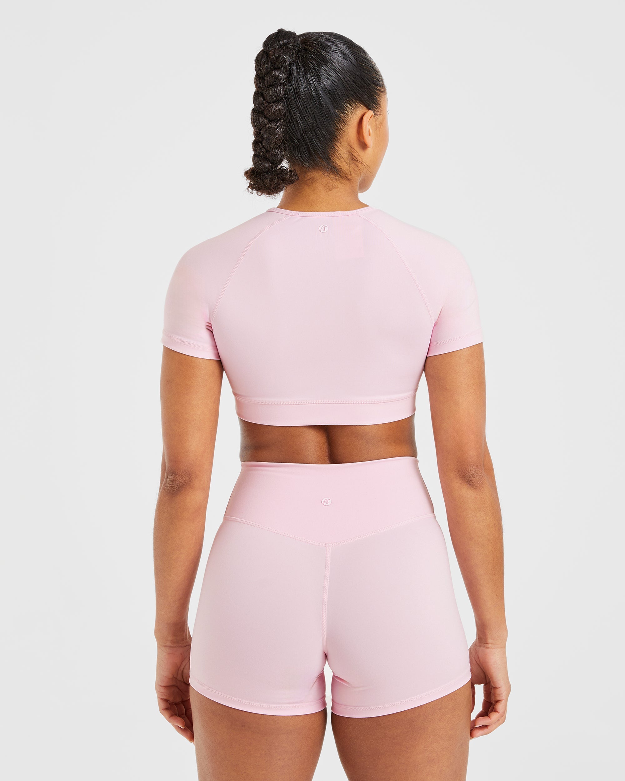 Crop Top Fundamental - Rosa Pastel