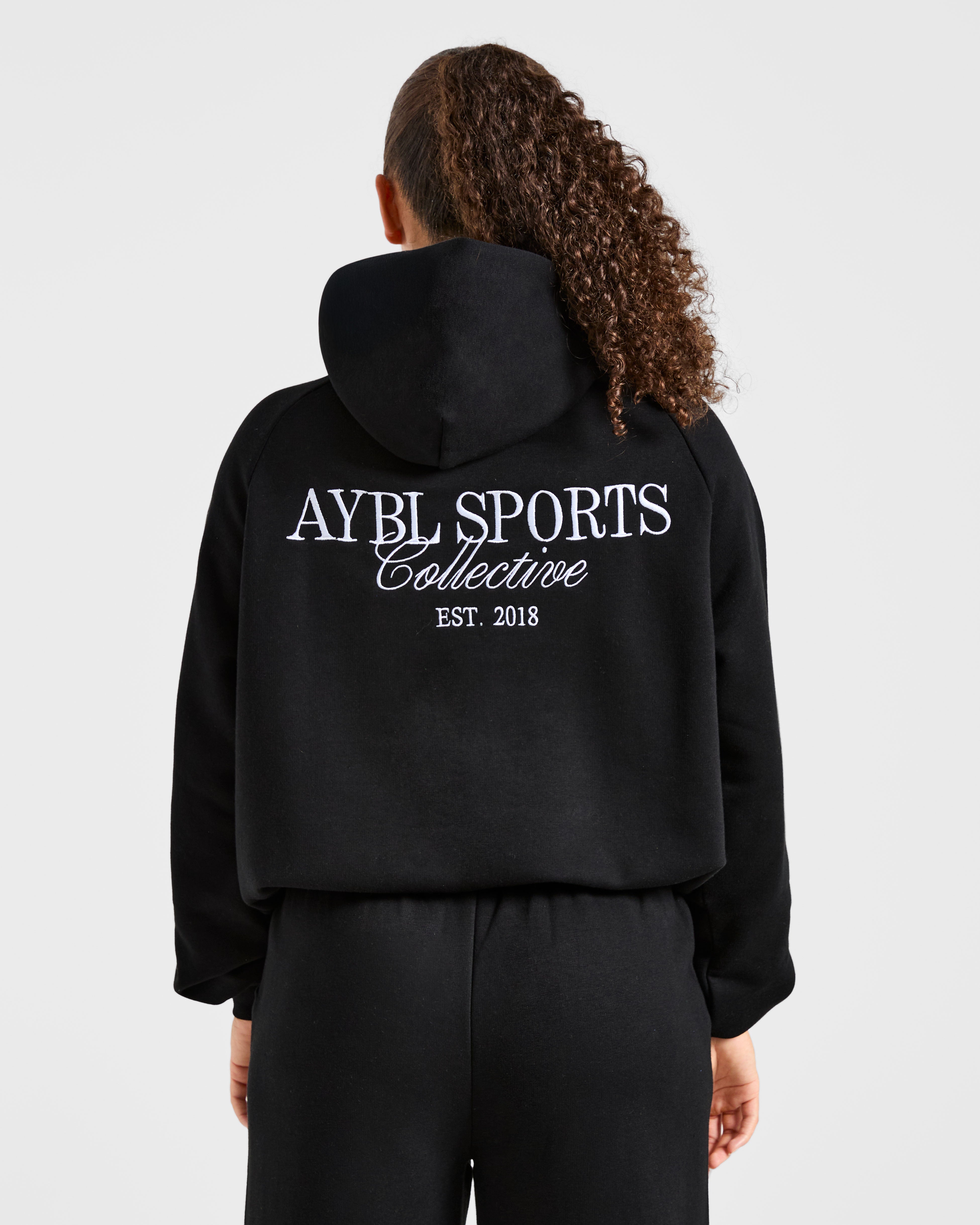 Sudadera Oversized Sports Collective - Negro