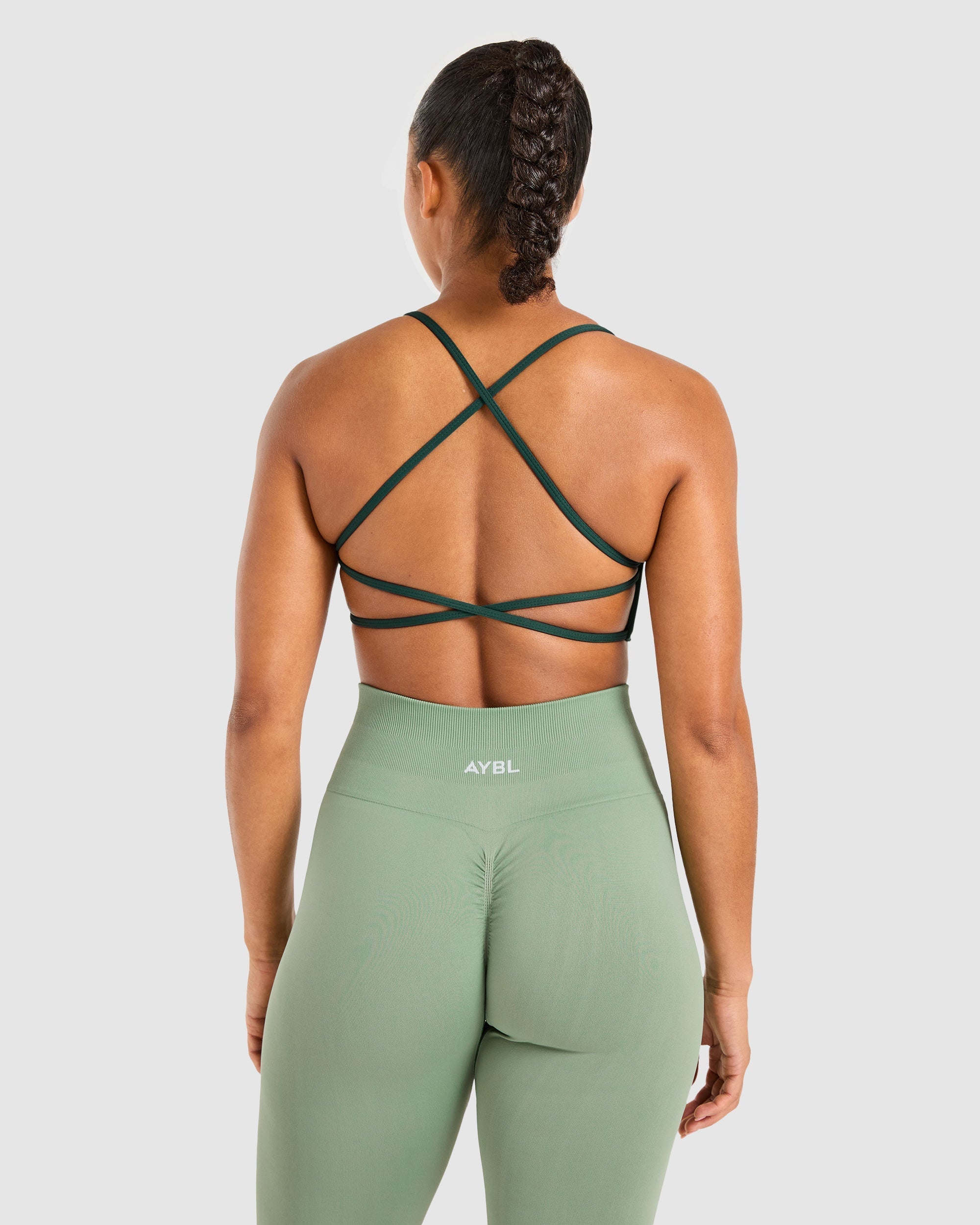 Bra Deportivo Essential Crossback - Verde Oscuro