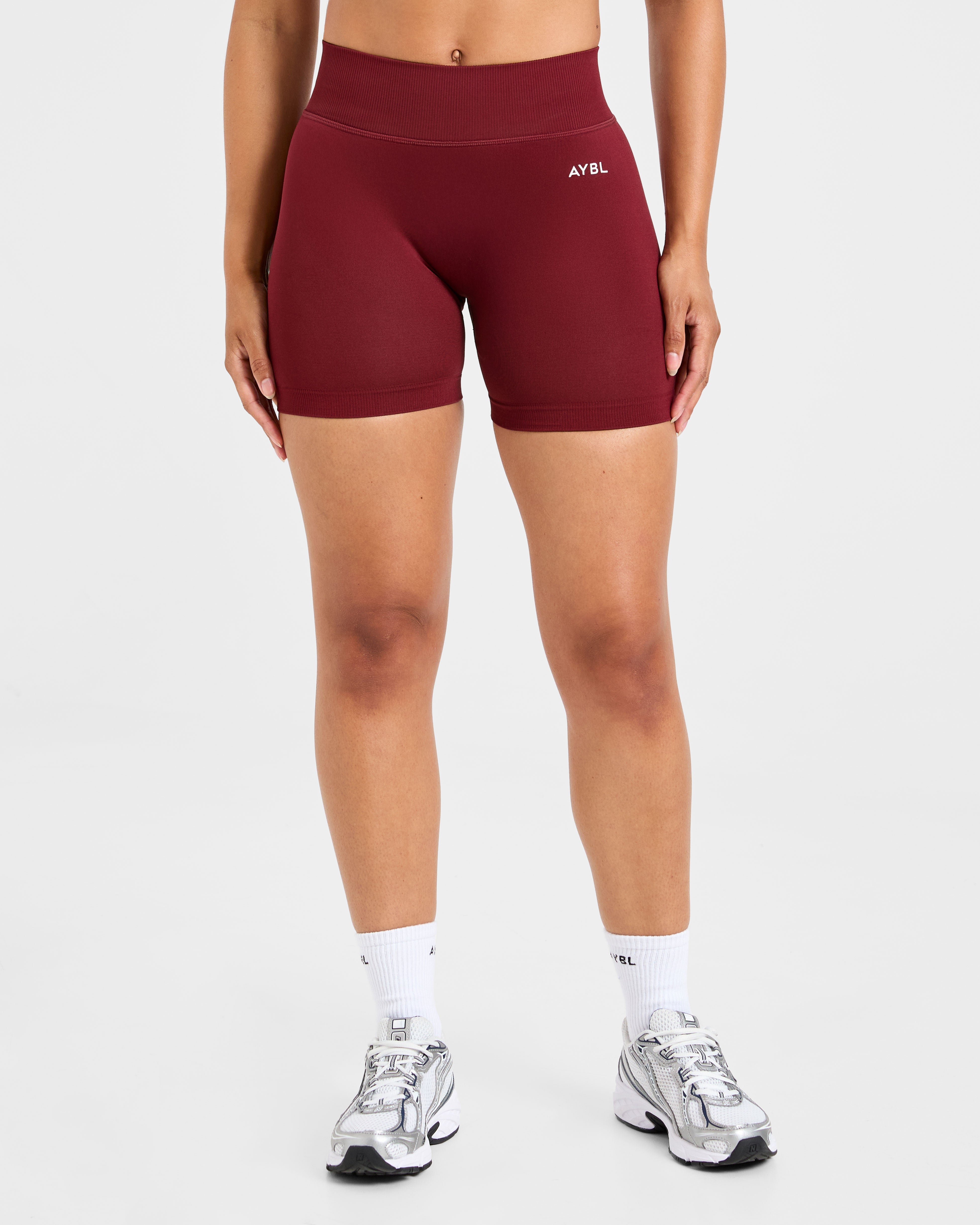 Shorts Sin Costuras Adapt | 4.5" - Rojo Otoño