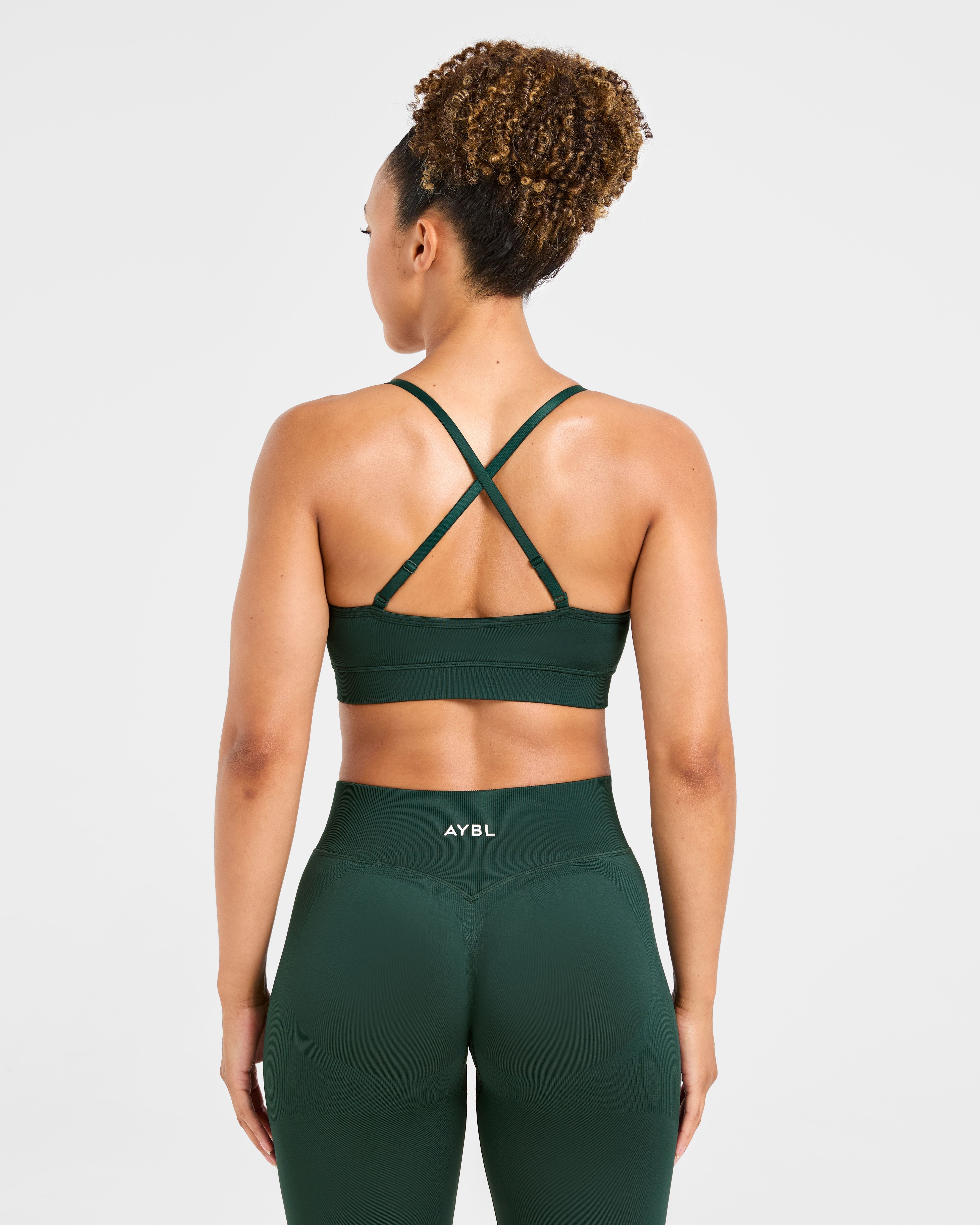 Adapt Sports Bra Sin Costuras - Bosque Profundo