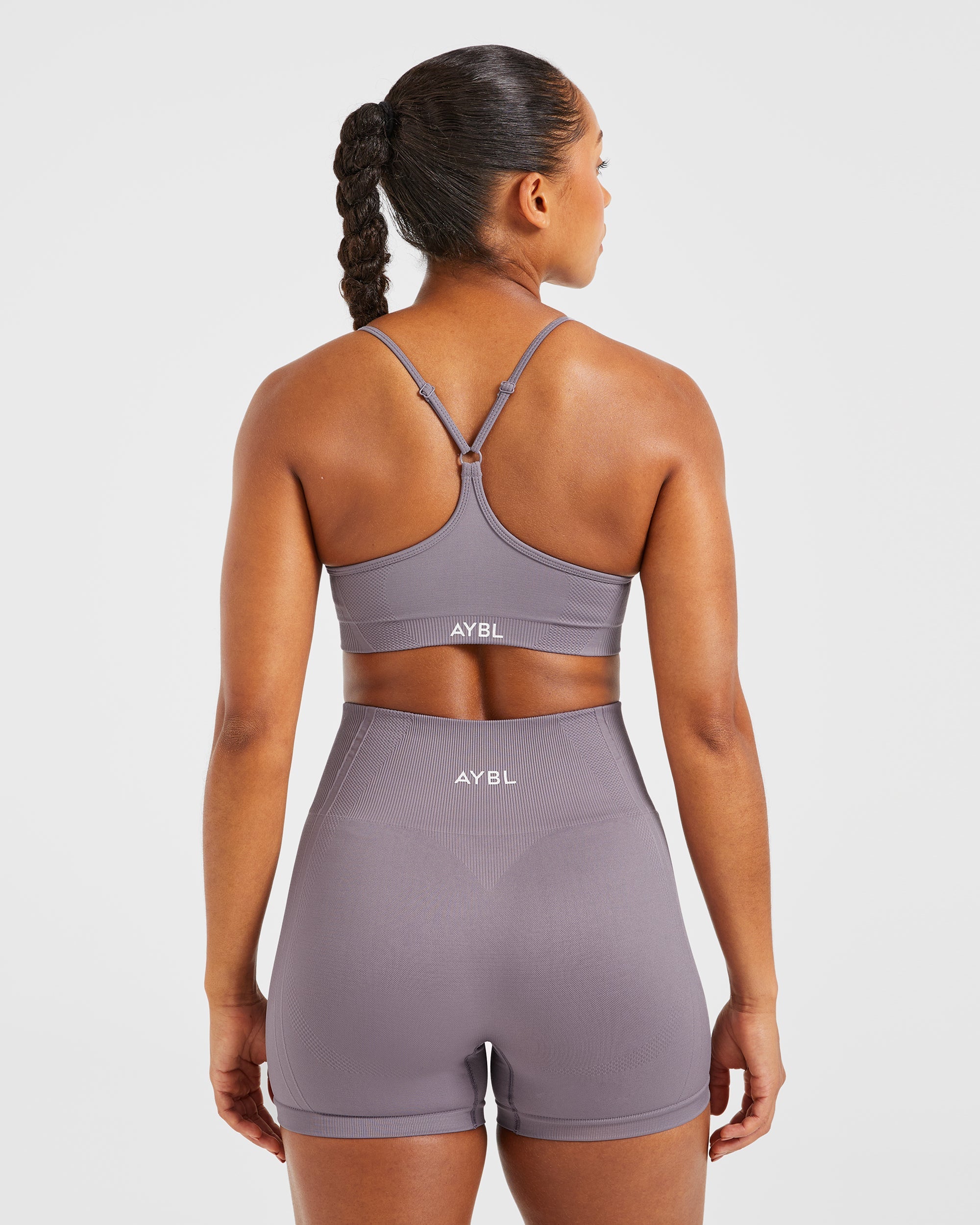 Body V3 Sujetador Deportivo Sin Costuras de Tirantes - Malva
