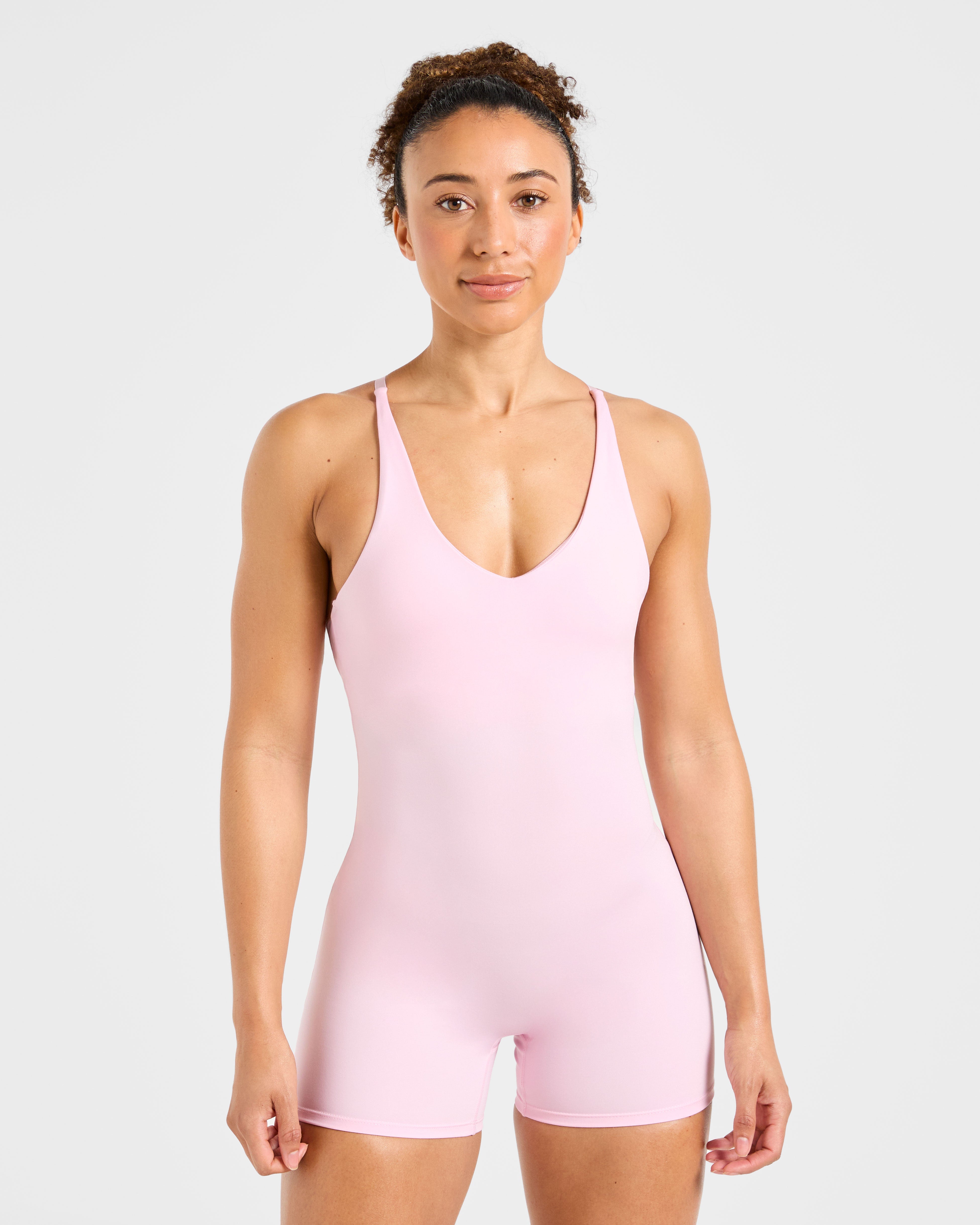 Pantalones Cortos All In One - Rosa Pastel