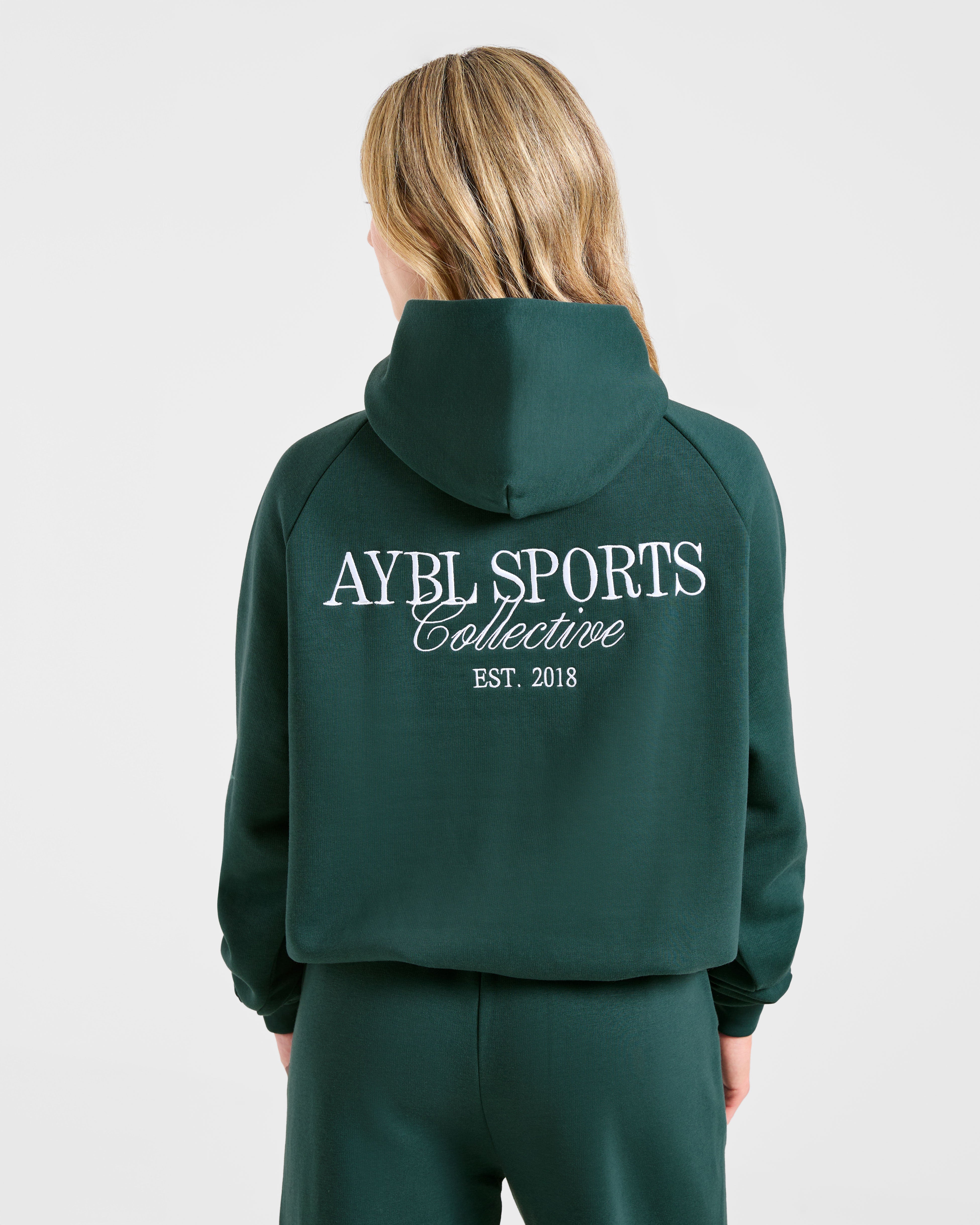 Sudadera Oversized Sports Collective - Bosque Oscuro