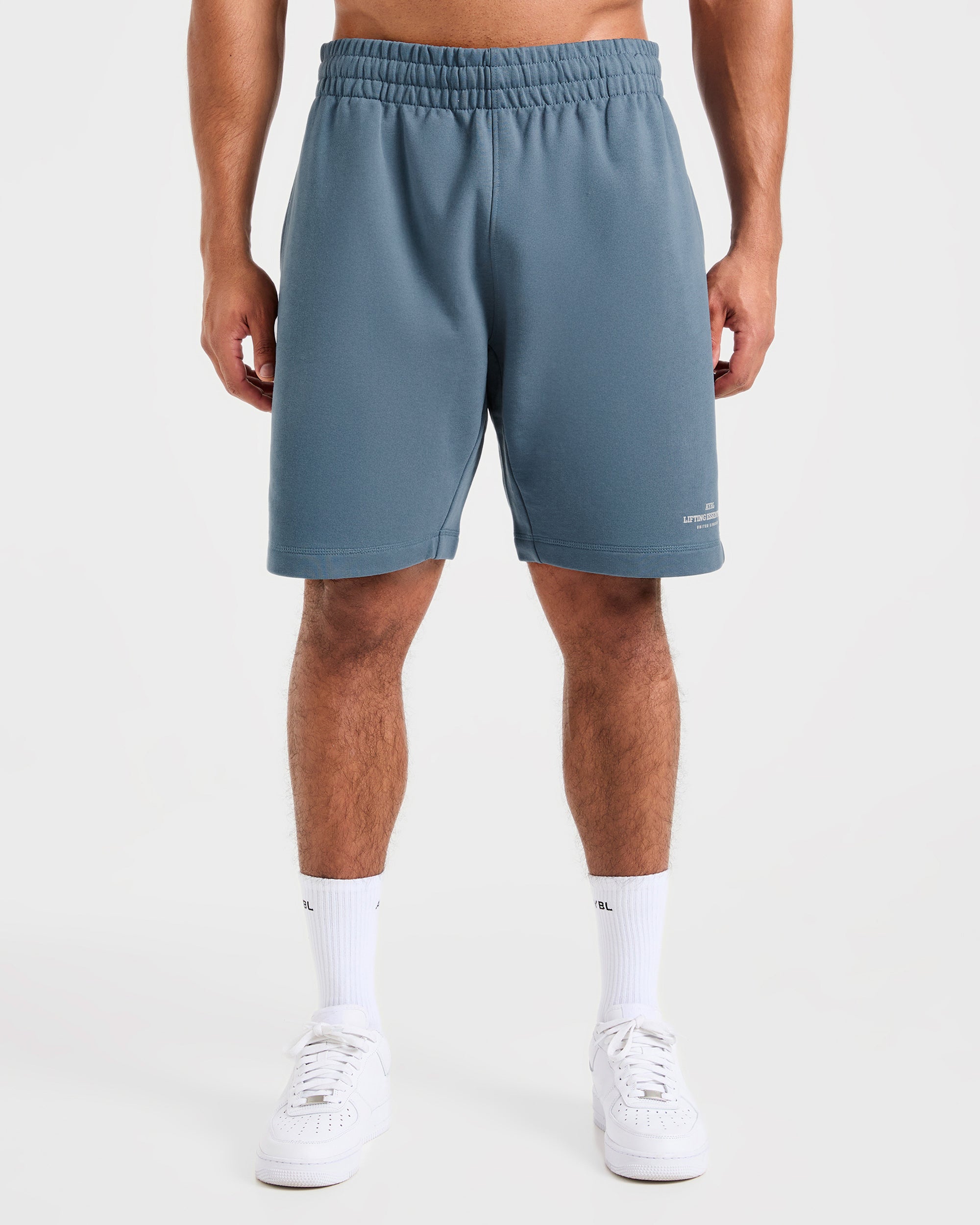 Shorts Essentials Apex - Azul Titanio