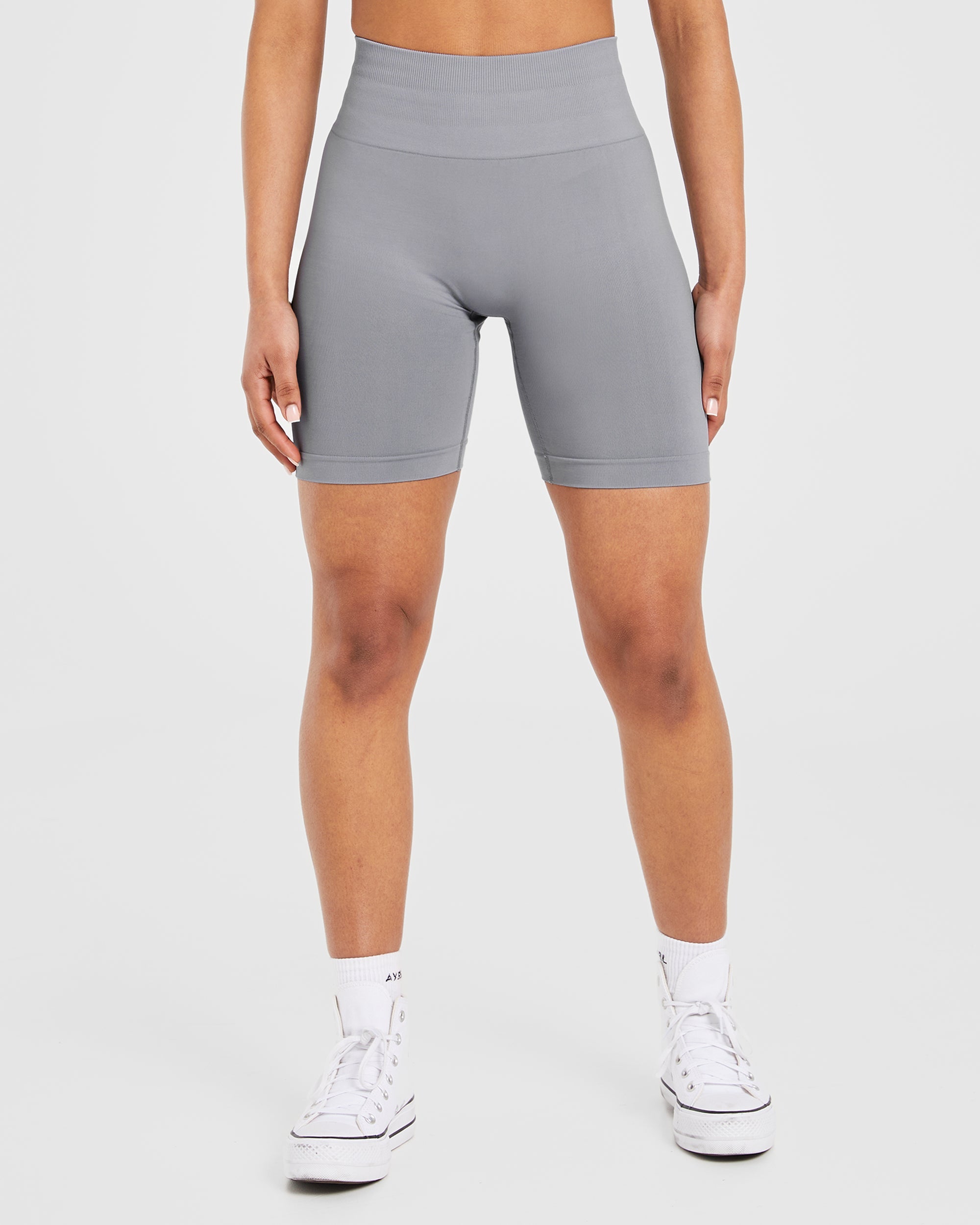 Pantalones cortos de ciclismo sin costuras Power - Gris
