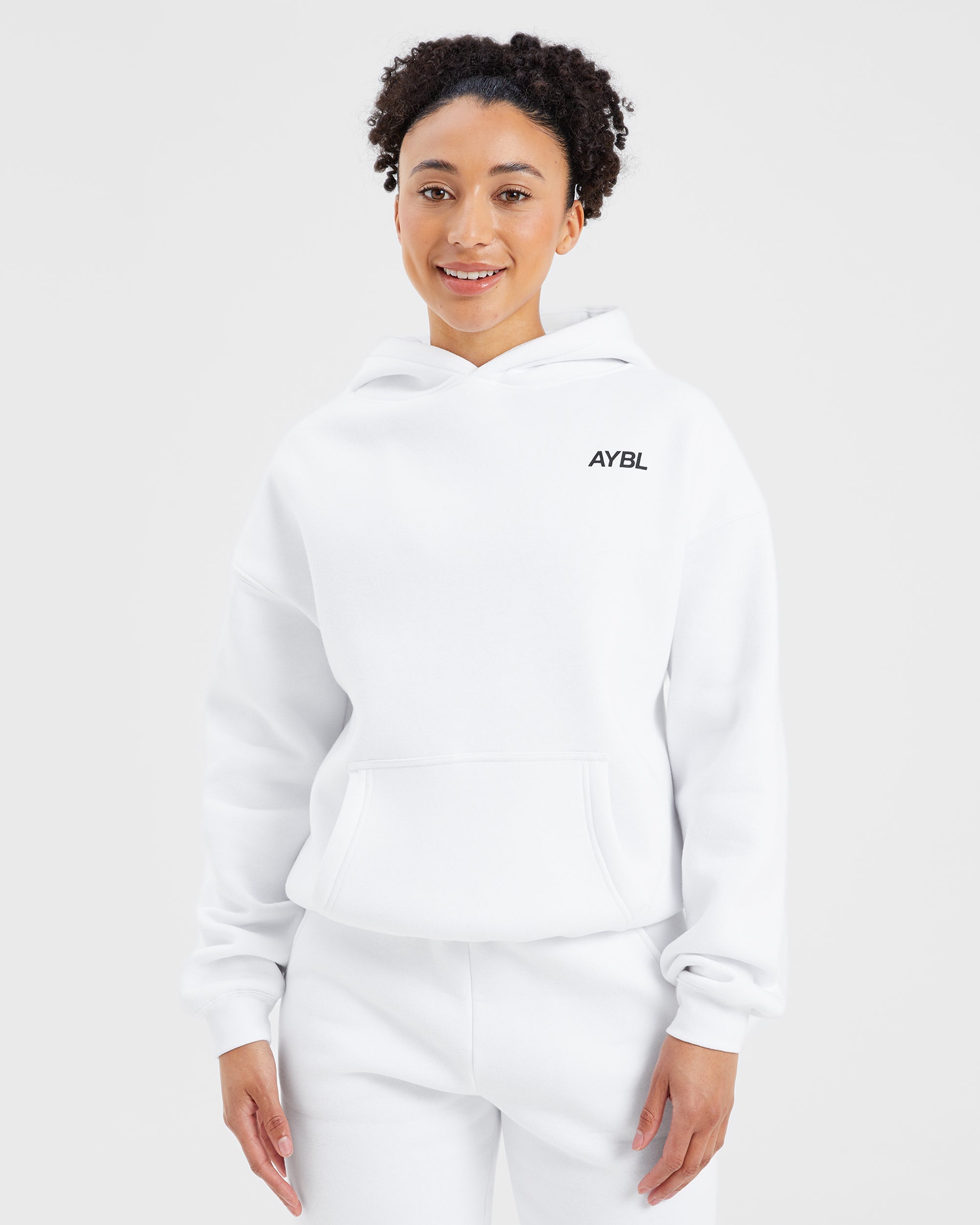 Sudadera AYBL Sports Club Oversized - Blanco