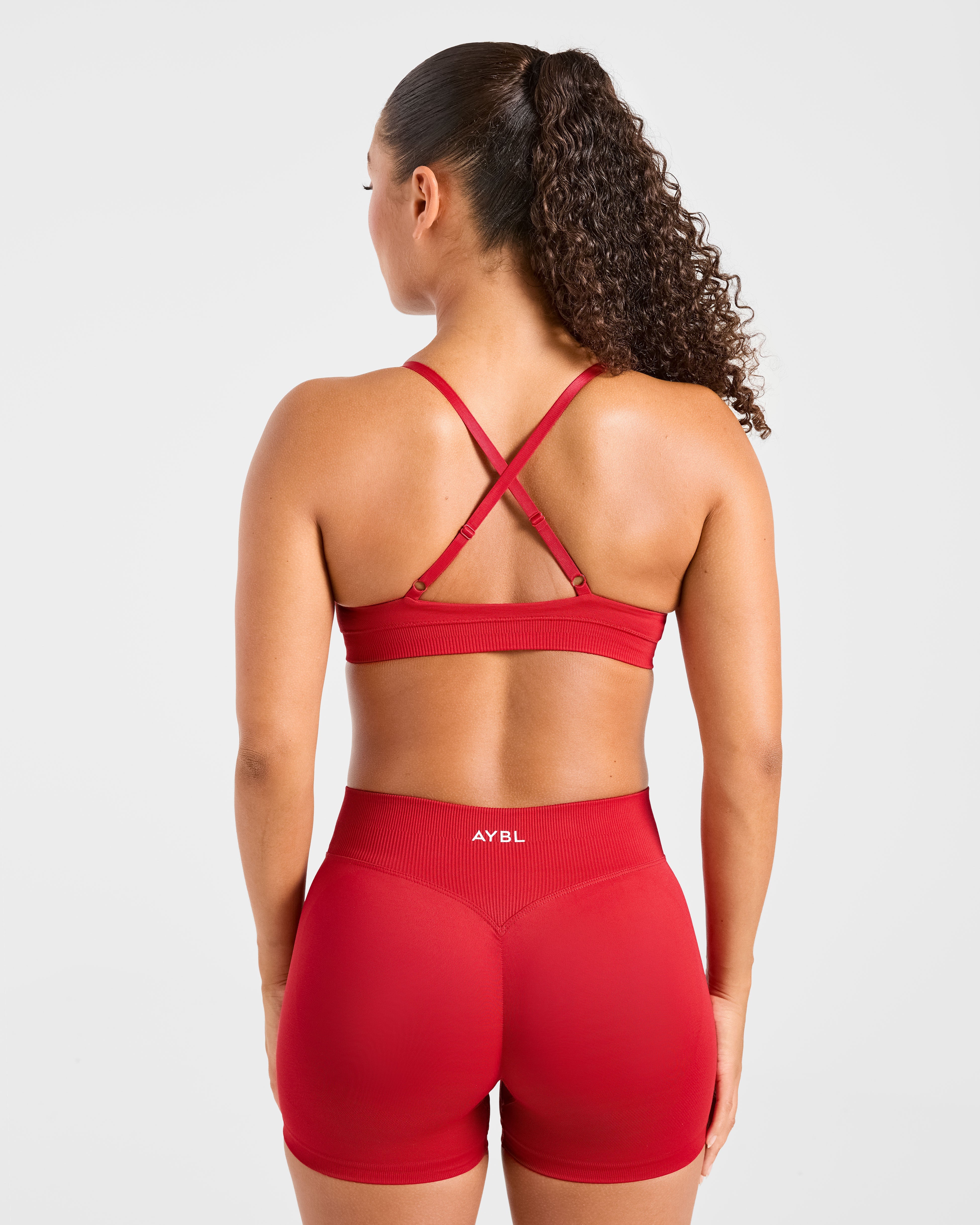 Sports Bra sin costuras Enhance - Rojo