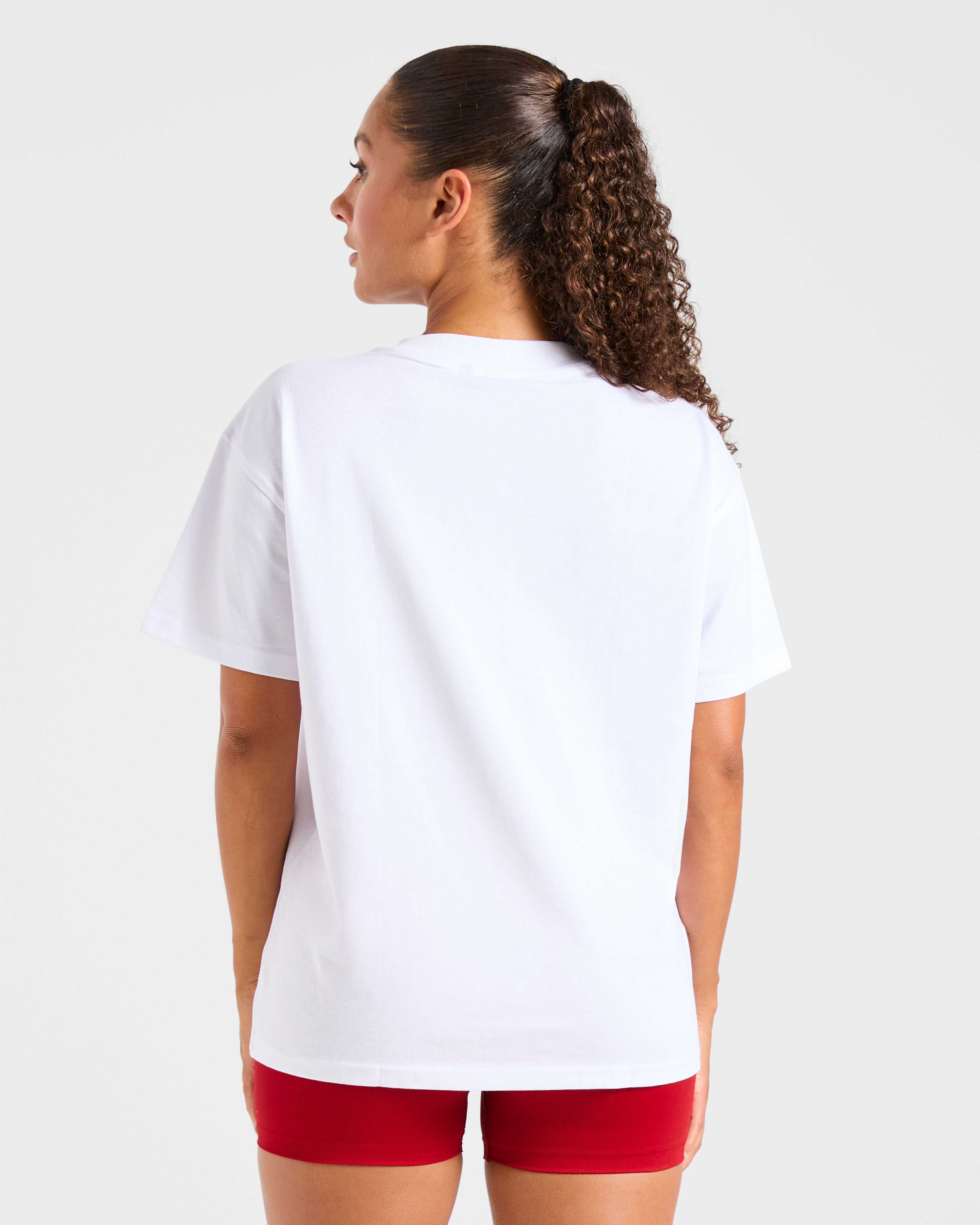 Camiseta Oversized Varsity 2.0 - Rojo