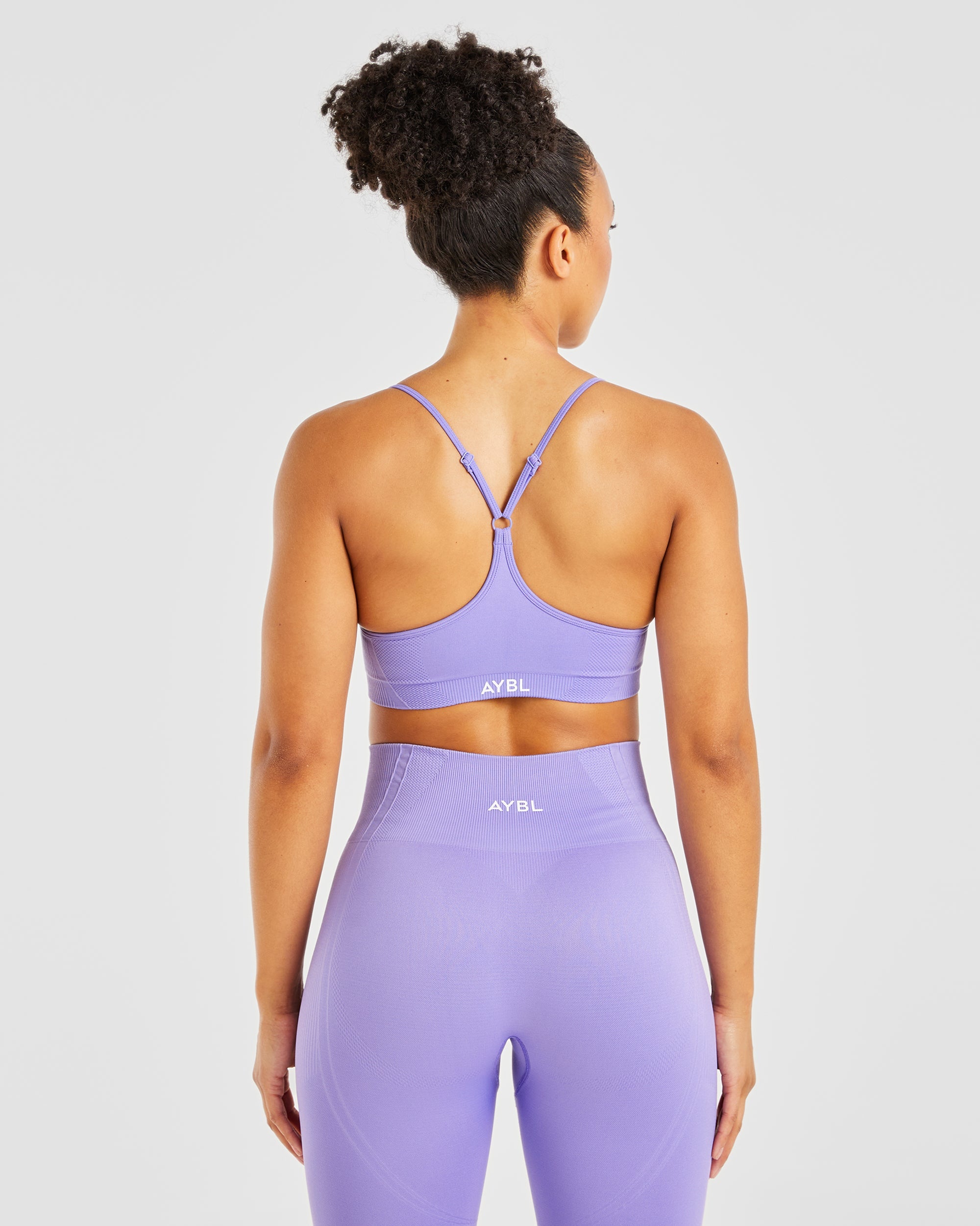 Balance V3 Sujetador Deportivo Sin Costuras de Tirantes - Lavanda Morado