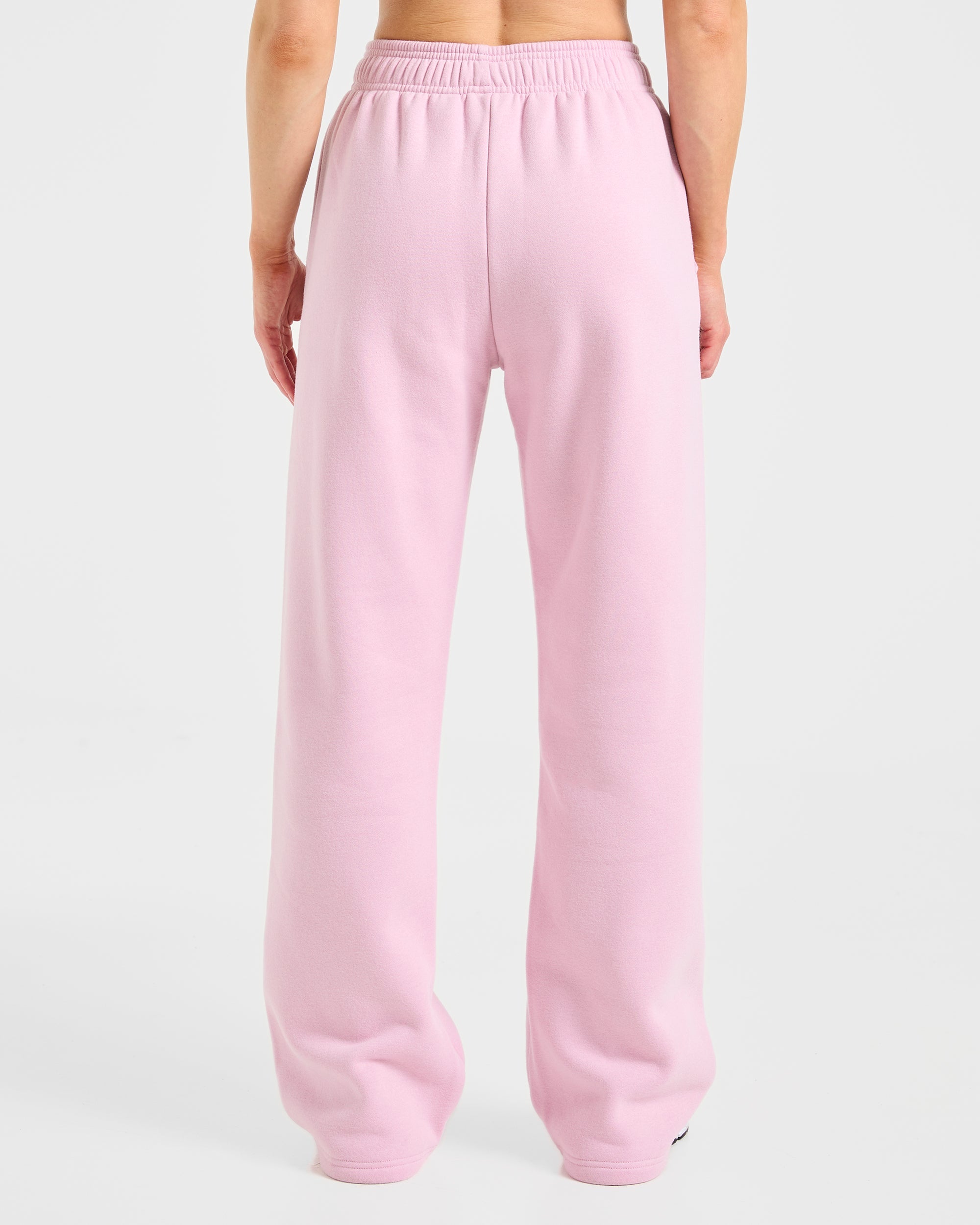 Joggeres de pierna recta Varsity 2.0 Oversized - Rosa congelado