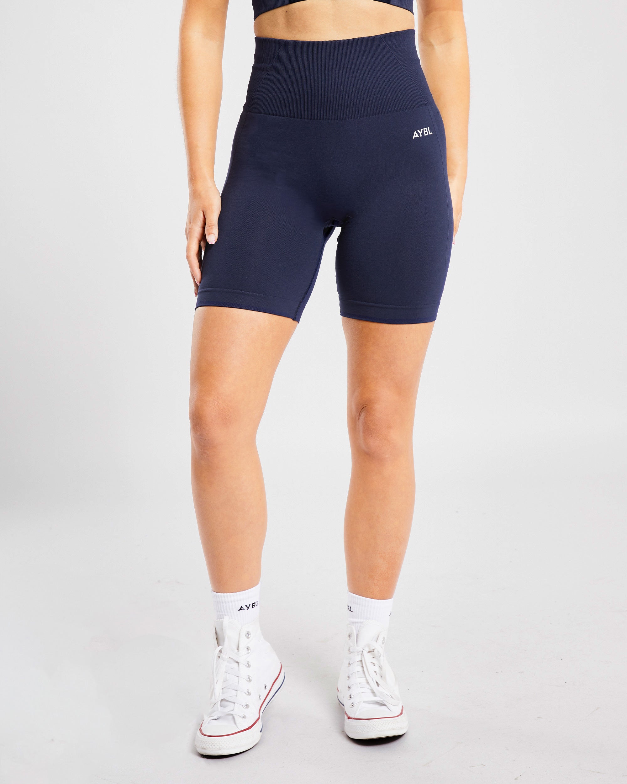 Empower Mallas Ciclistas Sin Costuras - Azul Marino