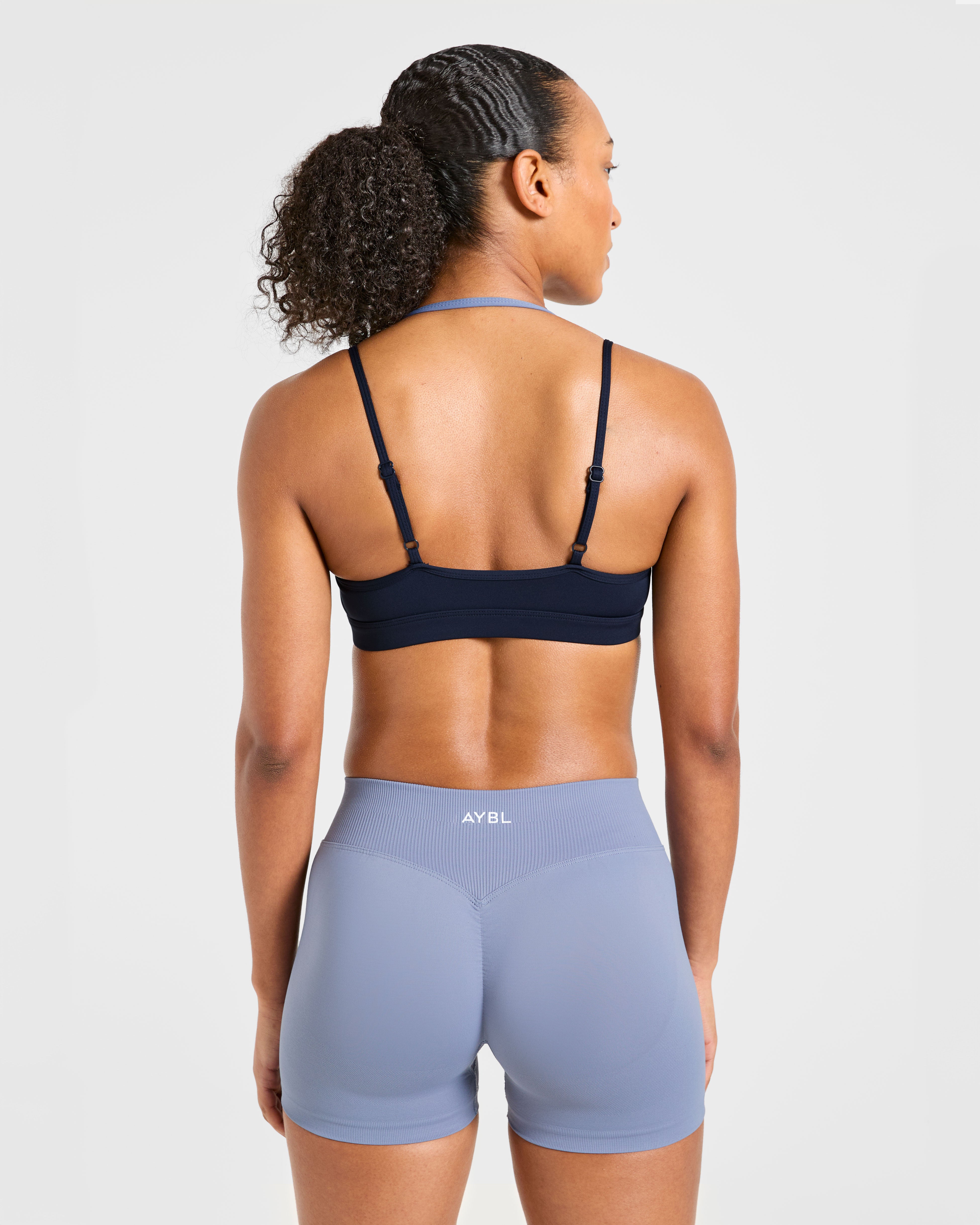 Sports Bra Doble Capa Esencial - Azul Marino