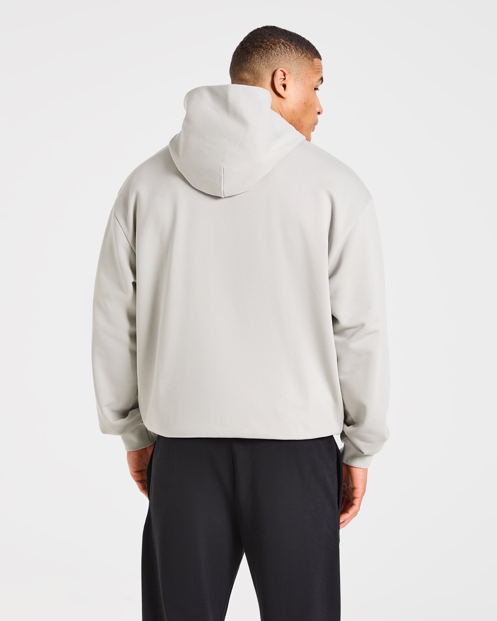 Sudadera Oversized Strength Division - Gris Helado